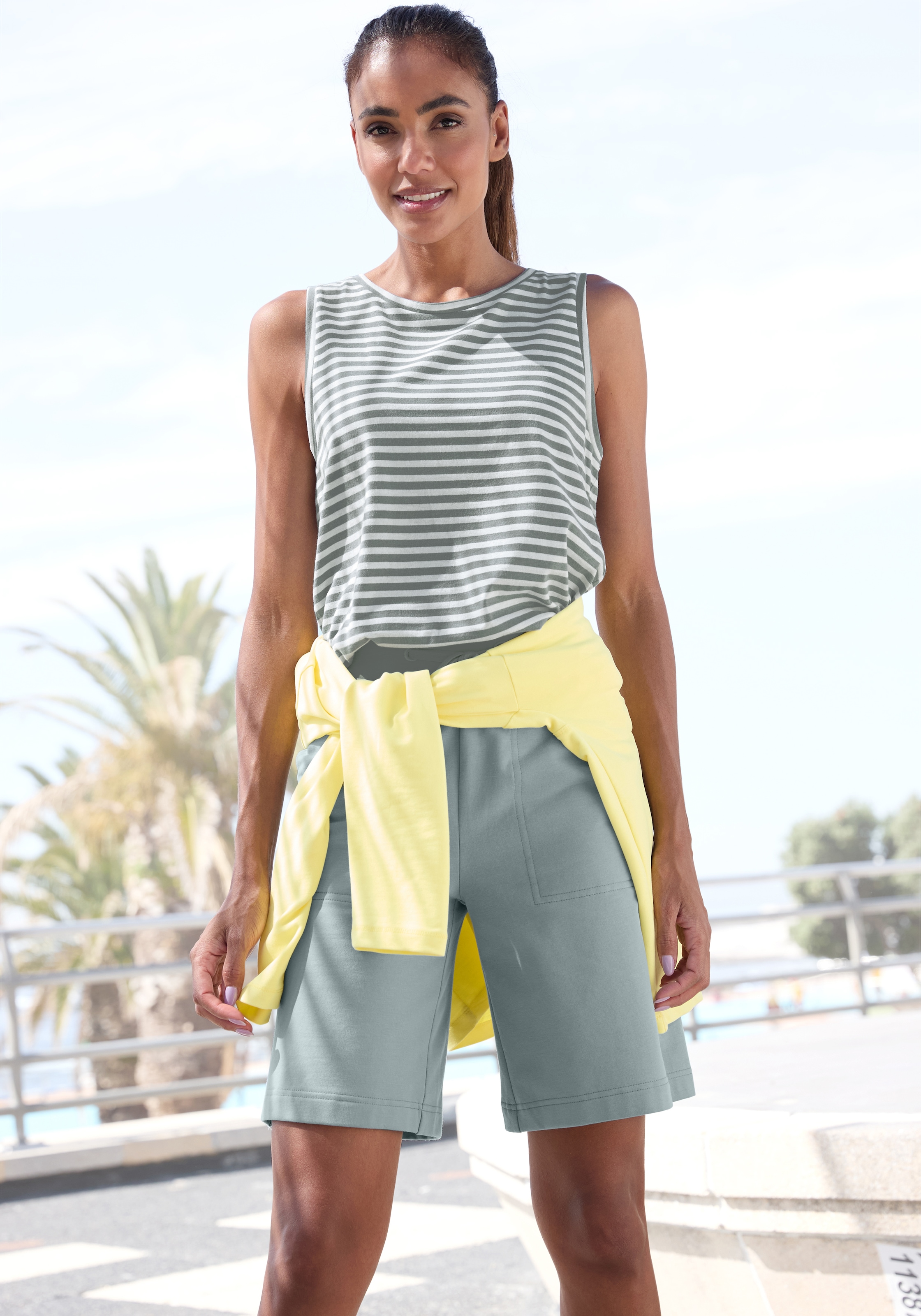 Elbsand Tanktop »Maavi« mit Streifenmuster