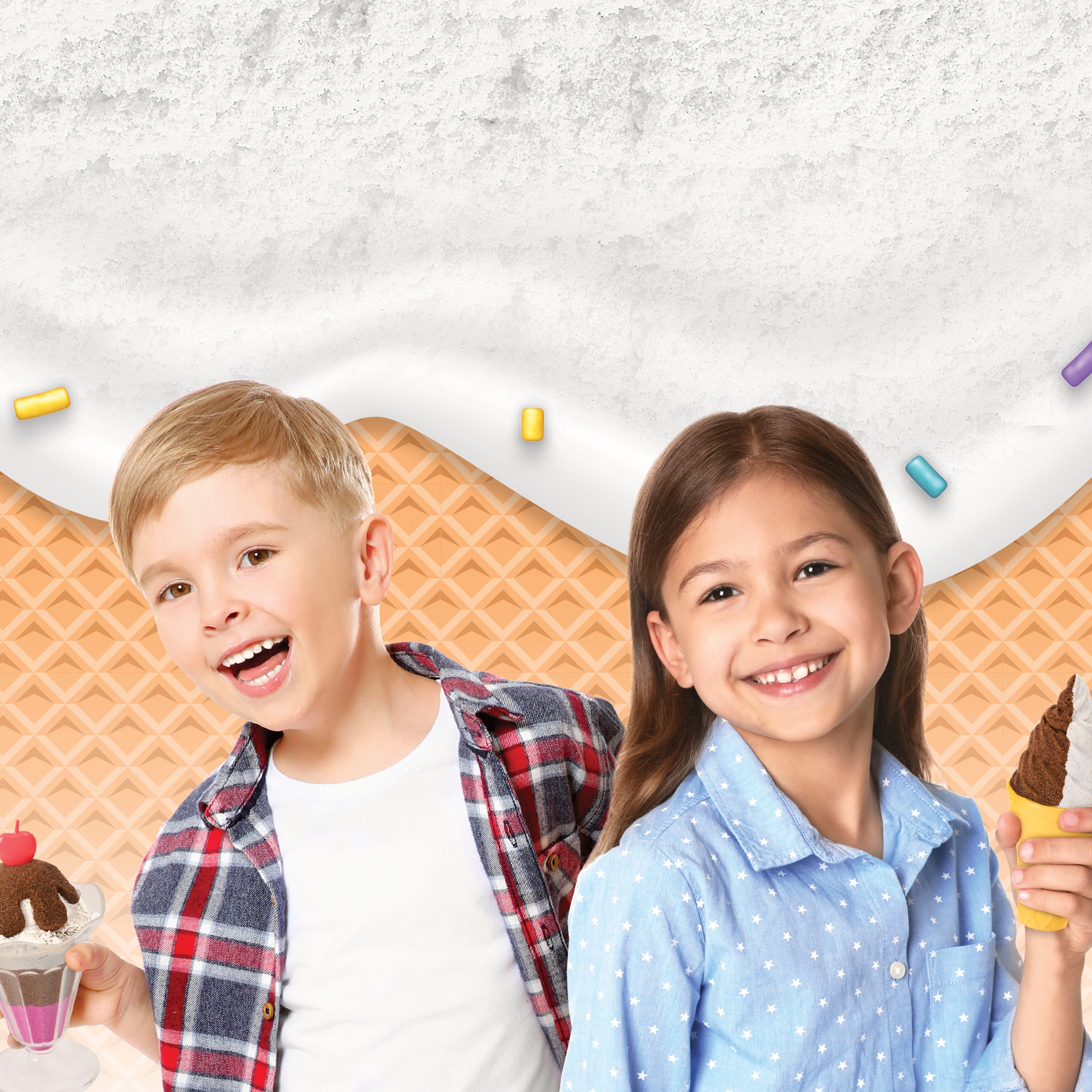Spin Master Kreativset »Kinetic Sand, Eiscreme Set«, mit Duftsand