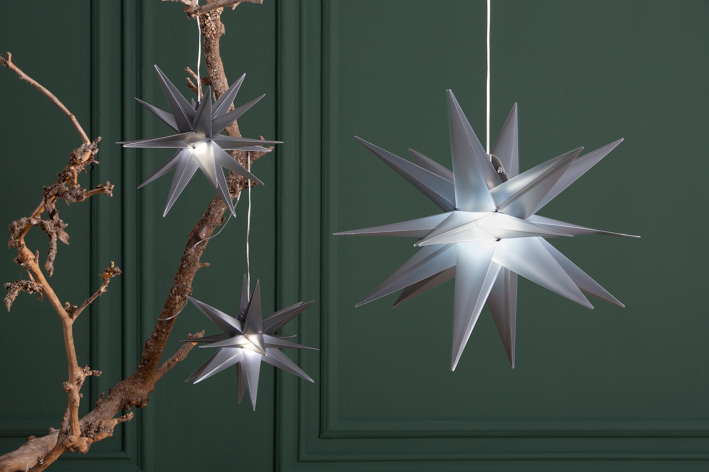 BONETTI LED Stern »Weihnachtsstern, 3D-Optik«, Ø 57 cm, inkl. 6  Stunden-Timer, Weihnachtsdeko aussen online kaufen, mit 3 Jahren XXL  Garantie