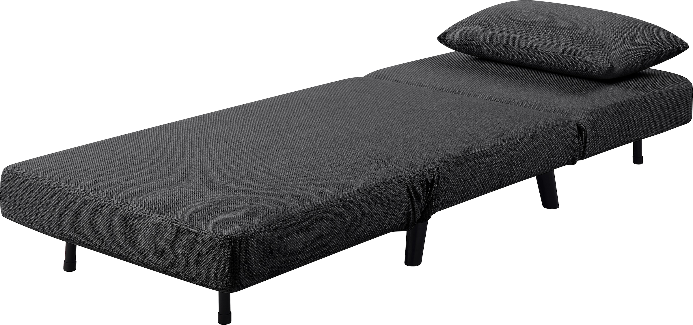 ATLANTIC home collection Sessel »Robby«, inkl. Bettfunktion, mehrfach verstellbar, Strukturbezug