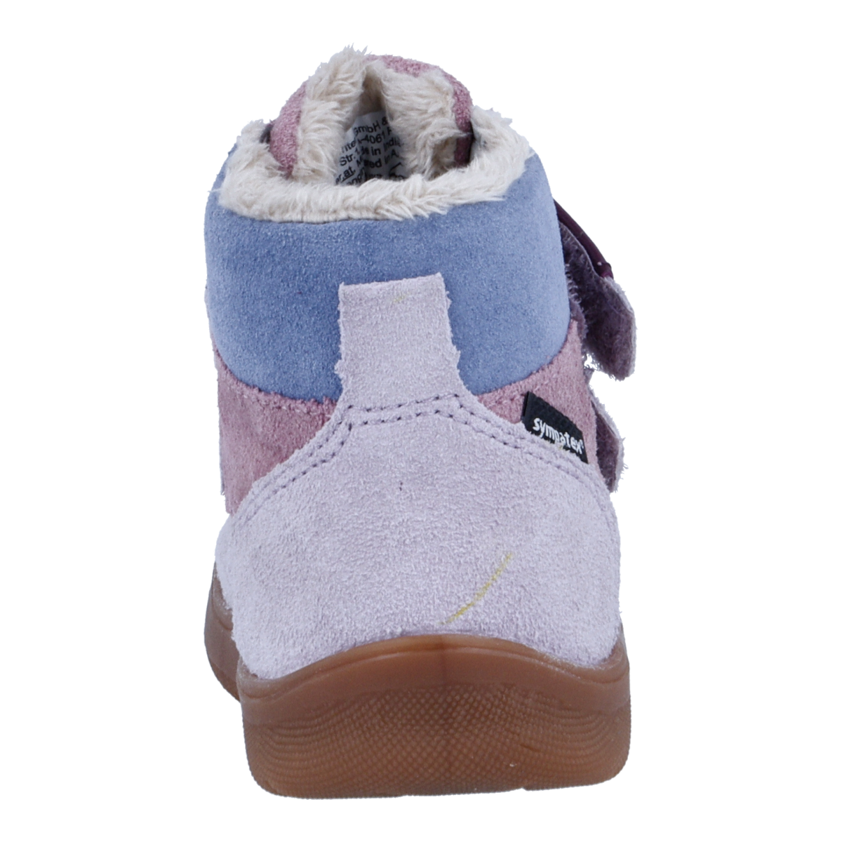 Richter Barfußschuh »Samy Winter«  Klettschuh mit Kontrastbesätzen, Größenschablone zum Download
