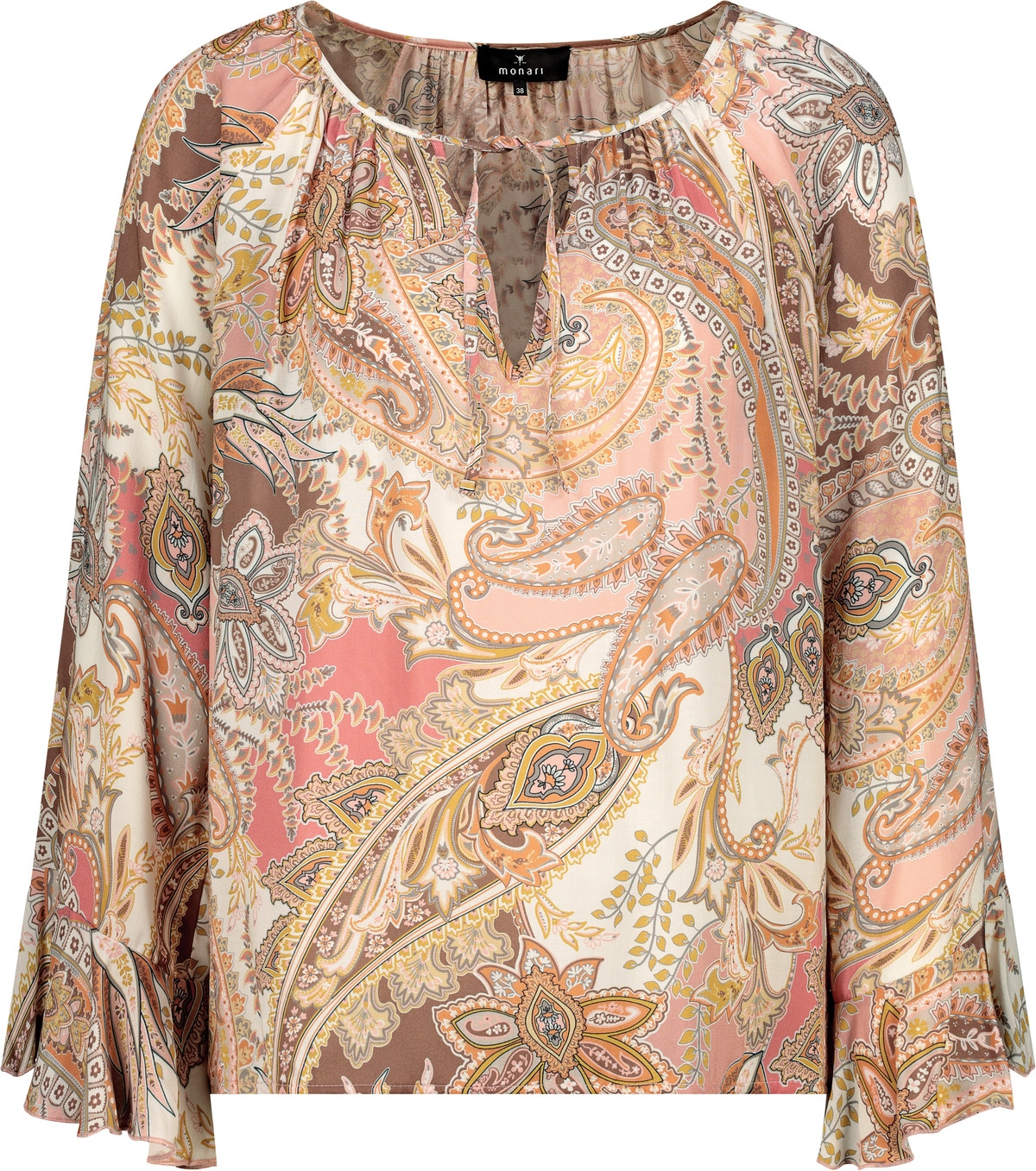 Monari Schlupfbluse »Bluse Paisleydruck allover« Regular fit mit Paisleymuster