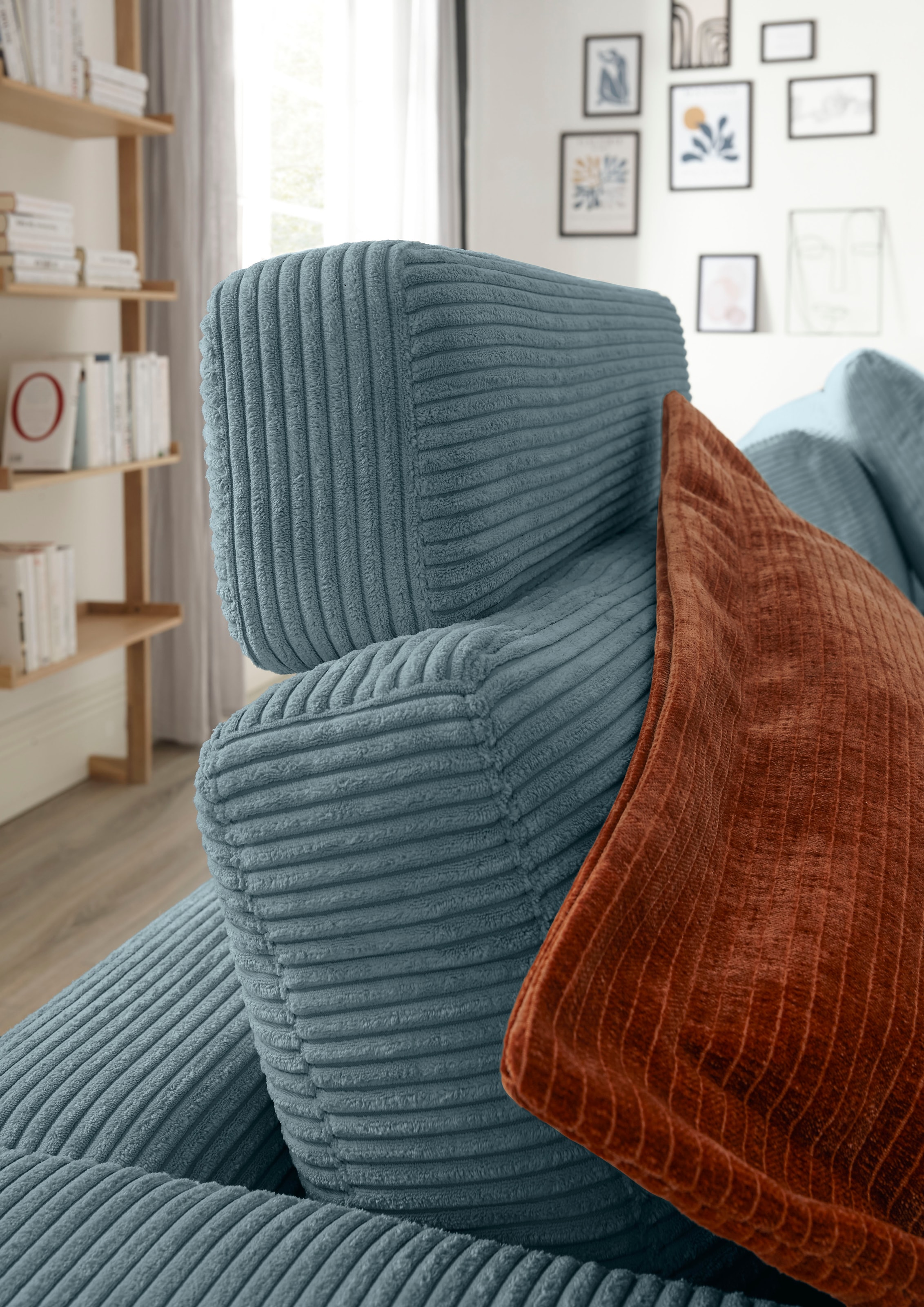 Musterring Wohnlandschaft »Lucia U-Form«, Verschiedene Farben, inkl. Kopfstütze, Gesamtbreite 434 cm