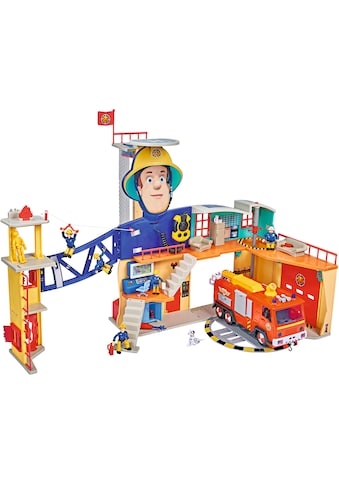 SIMBA Spielzeug-Feuerwehr »Feuerwehrmann Sam, Mega Feuerwehrstation XXL«, mit Licht... kaufen