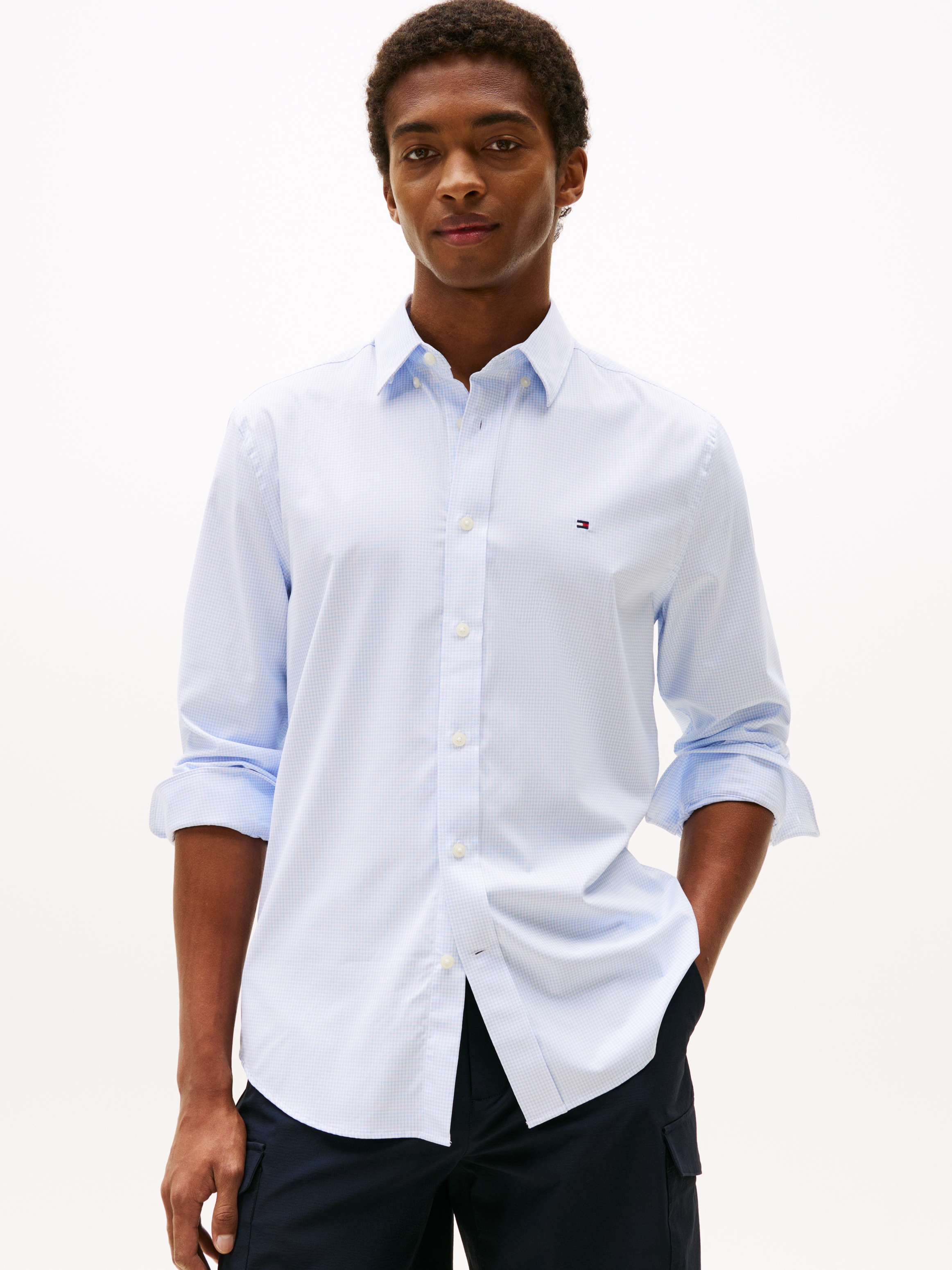 Tommy Hilfiger Langarmhemd »PERFORMANCE CHECK Regular Fit SHIRT«