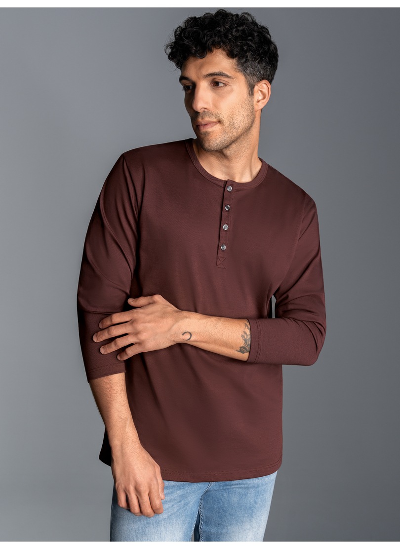 Trigema Longsleeve »TRIGEMA Langarmshirt mit Knopfleiste«, (1 tlg.)