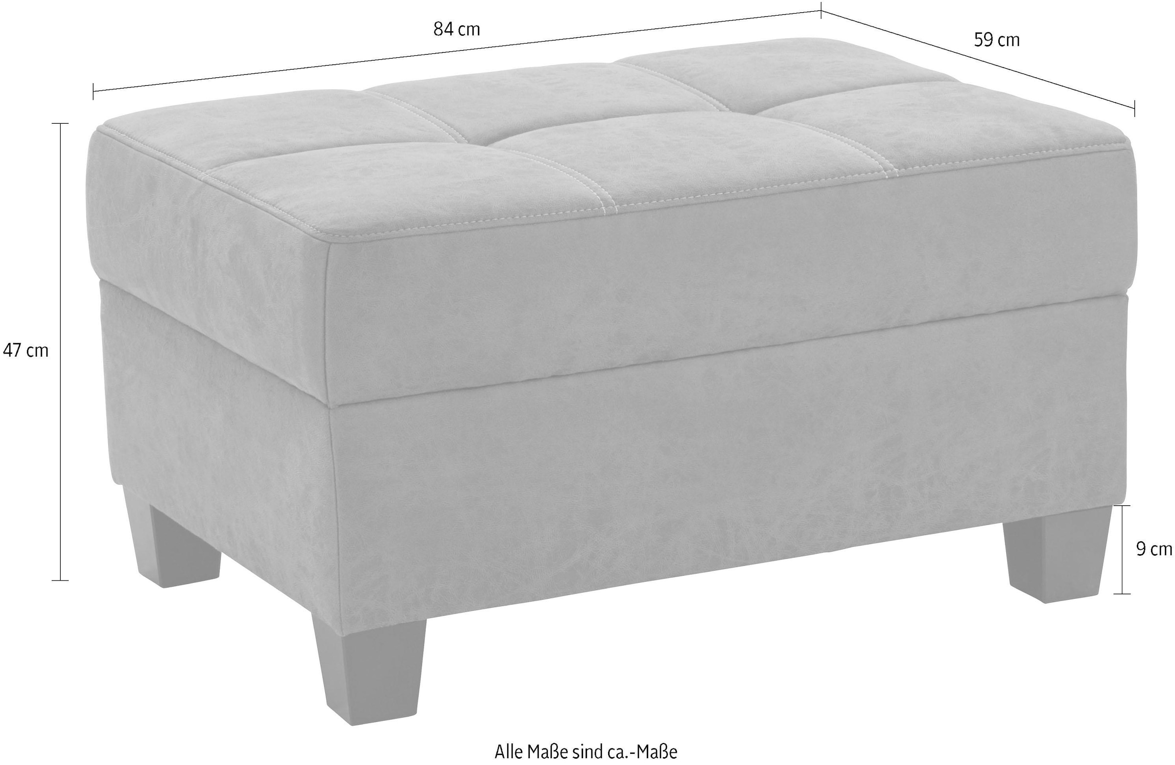 DOMO collection Polsterhocker »Florentina«