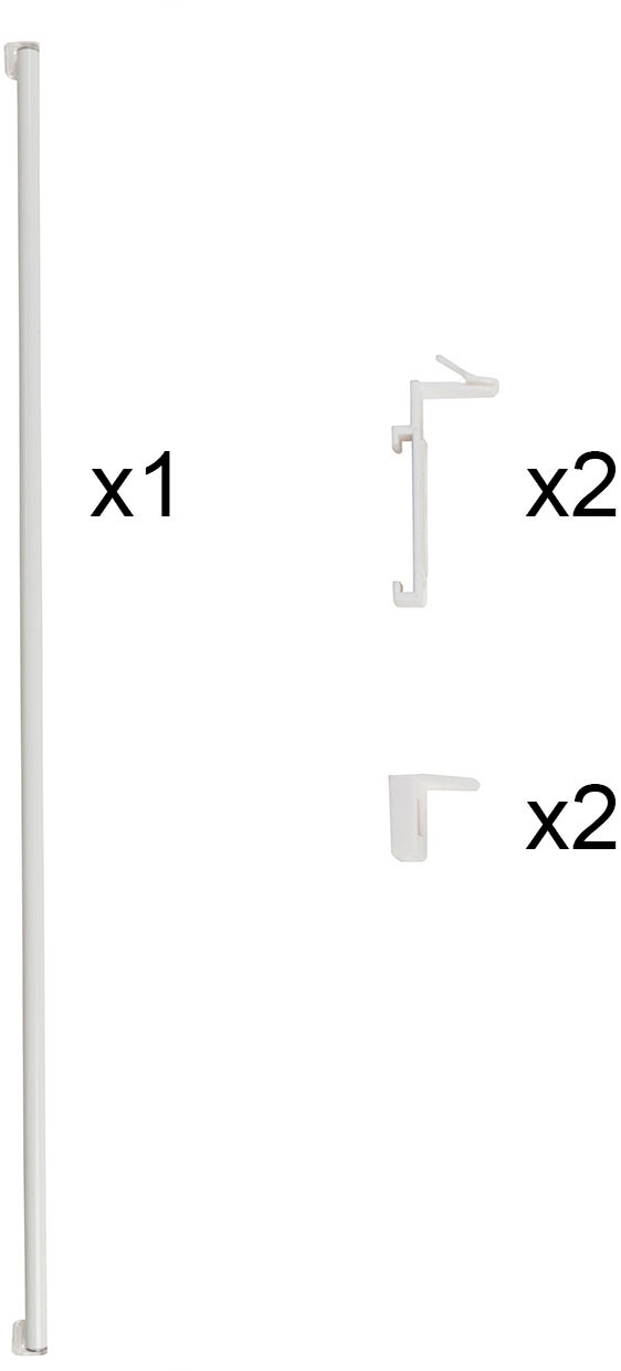 my home Doppelrollo »PAGELLA«, Lichtschutz, Blendschutz-Sichtschutz-Verdunkelung, ohne Bohren, freihängend, mit eingewebten Chenillefäden NEUHEIT!
