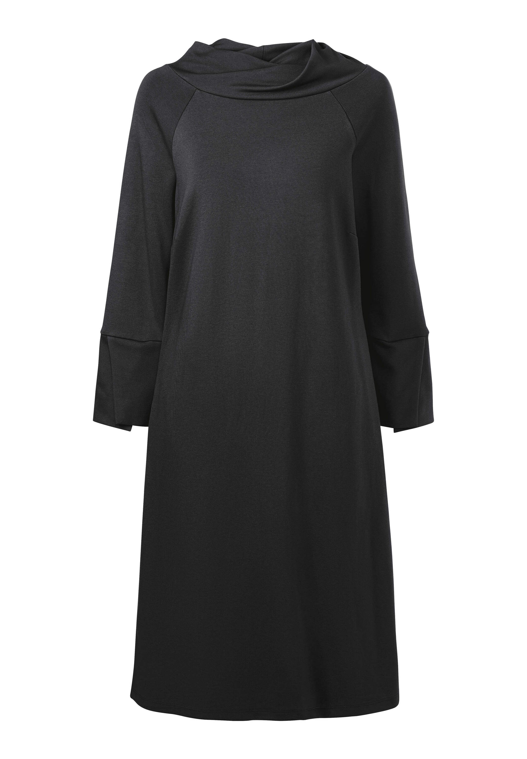heine Druckkleid »Jersey-Kleid Jerseykleid mit weitem Stehkragen« Nahttasche