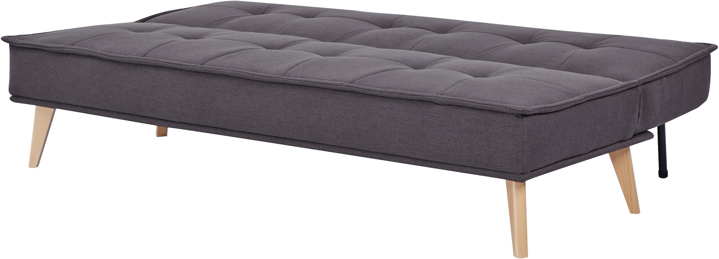 INOSIGN Schlafsofa »MENDOTA, 181 cm, 3-Sitzer mit Schlaffunktion,«, verstellbarer Rückenlehne, Klappmechanismus, Webstoff