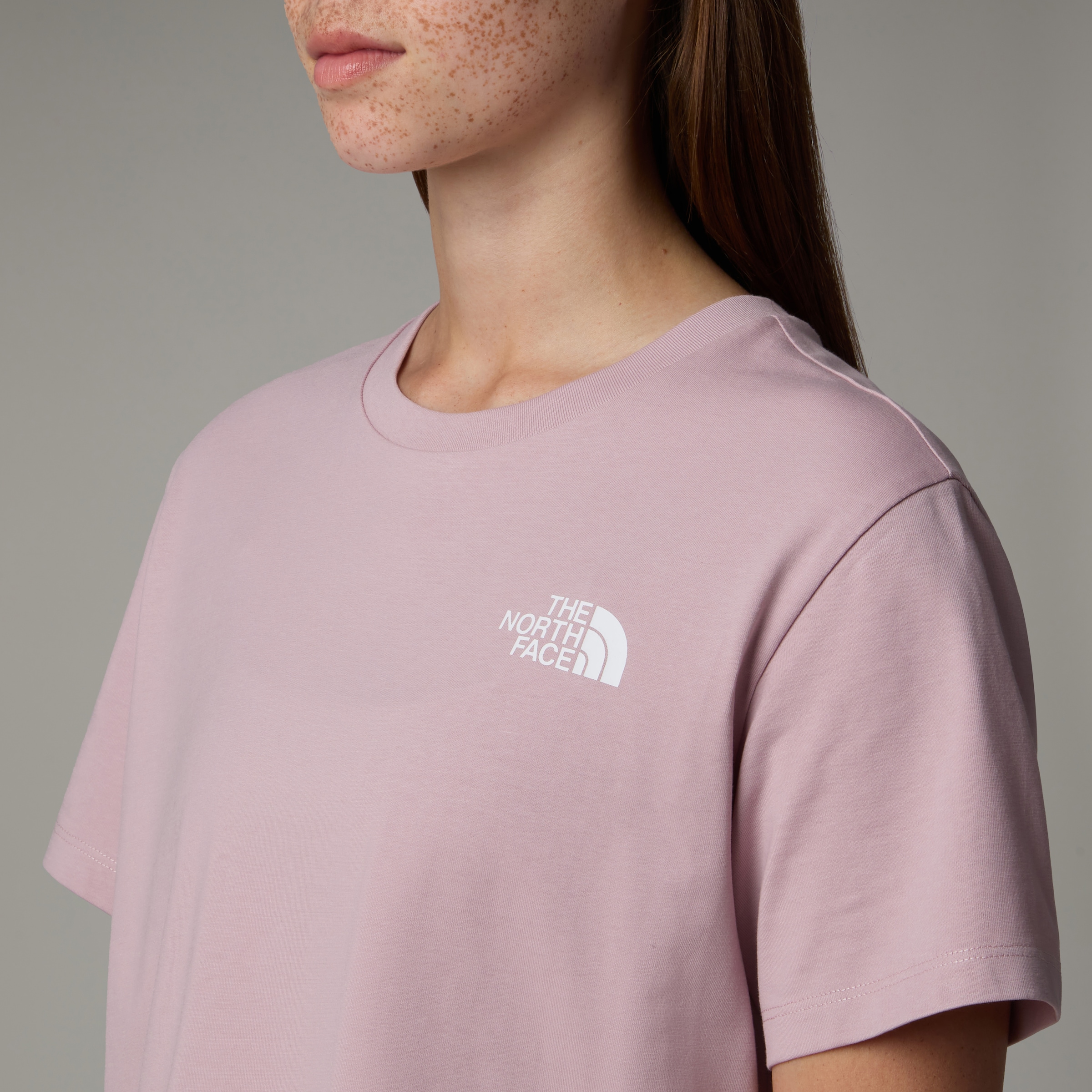The North Face T-Shirt »W SIMPLE DOME CROPPED SLIM TEE«, (1 tlg.)