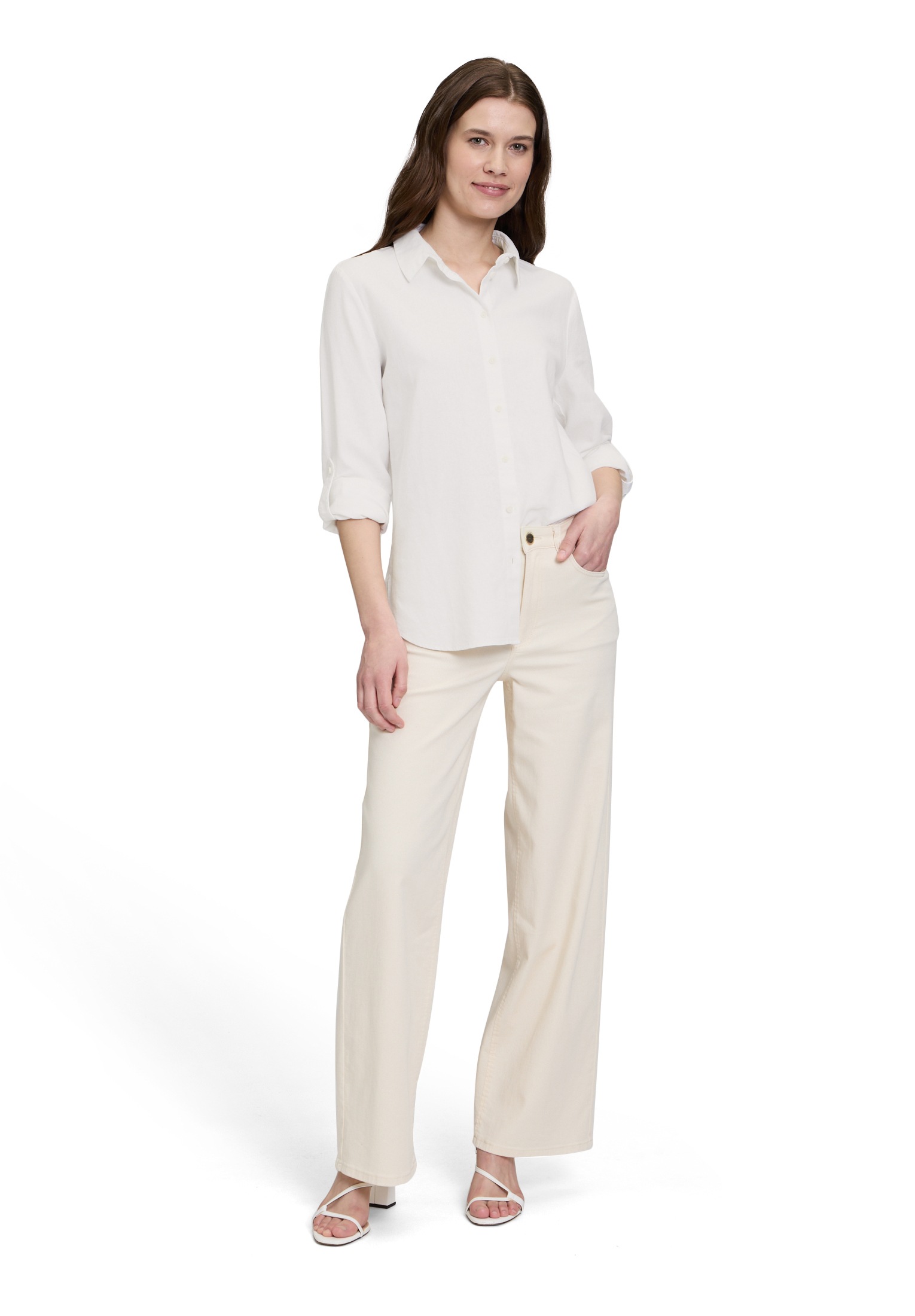 Betty&Co Klassische Bluse »Leinenbluse langarm«