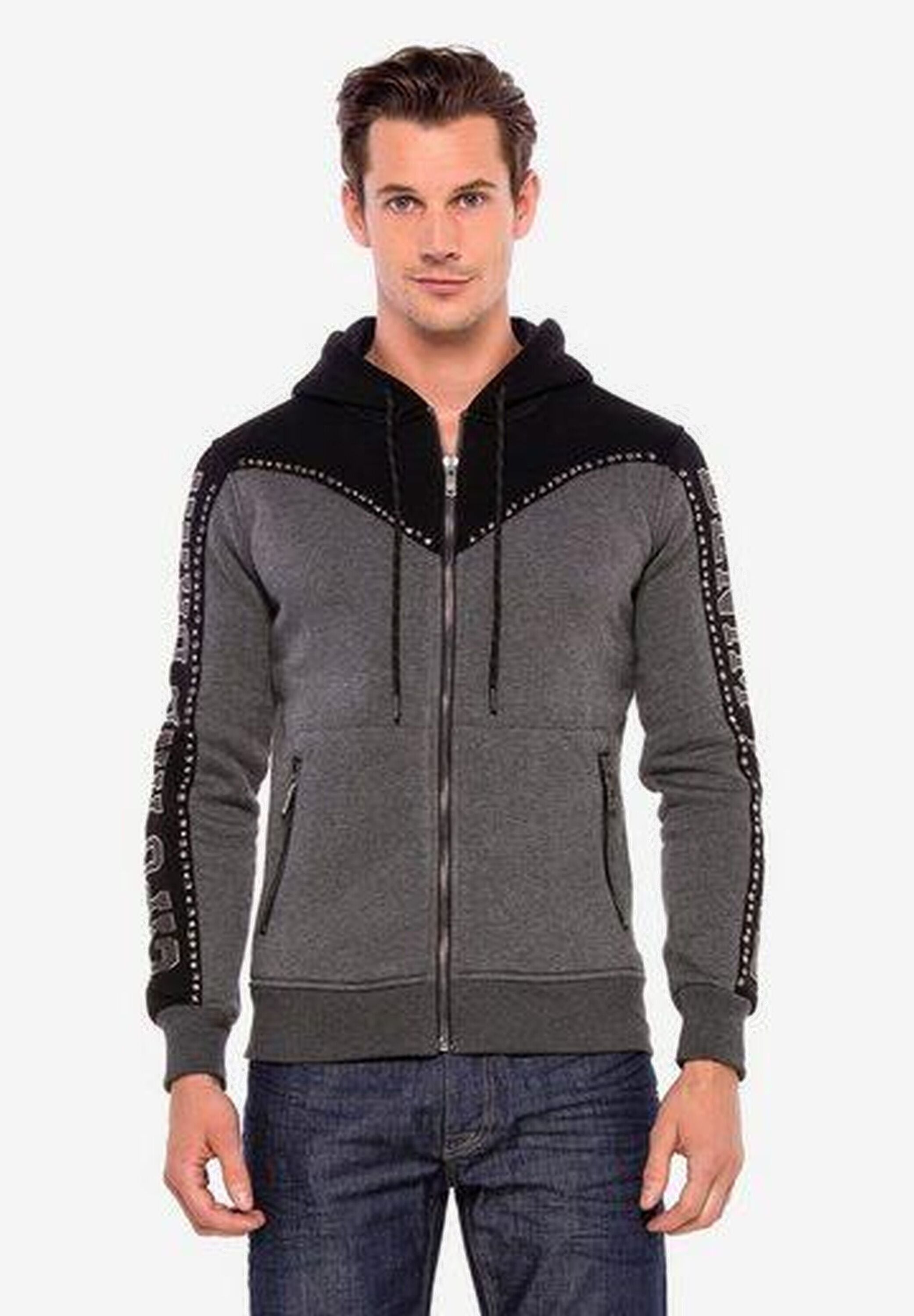 Cipo & Baxx Sweatjacke »Cipo & Baxx Sweatjacke« mit praktischen Kapuze, CL381