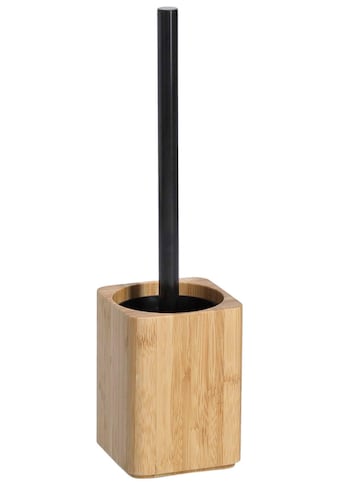 WC-Reinigungsbürste, aus Bambus-Kunststoff-Edelstahl, ØxH: 9,5x35,5 cm, aus Bambus