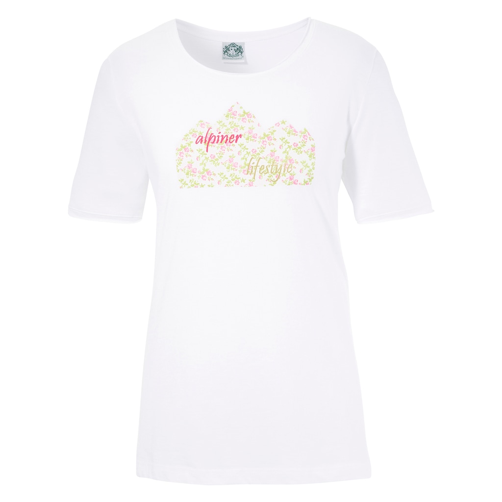 Hammerschmid Trachtenshirt mit Blumen Print