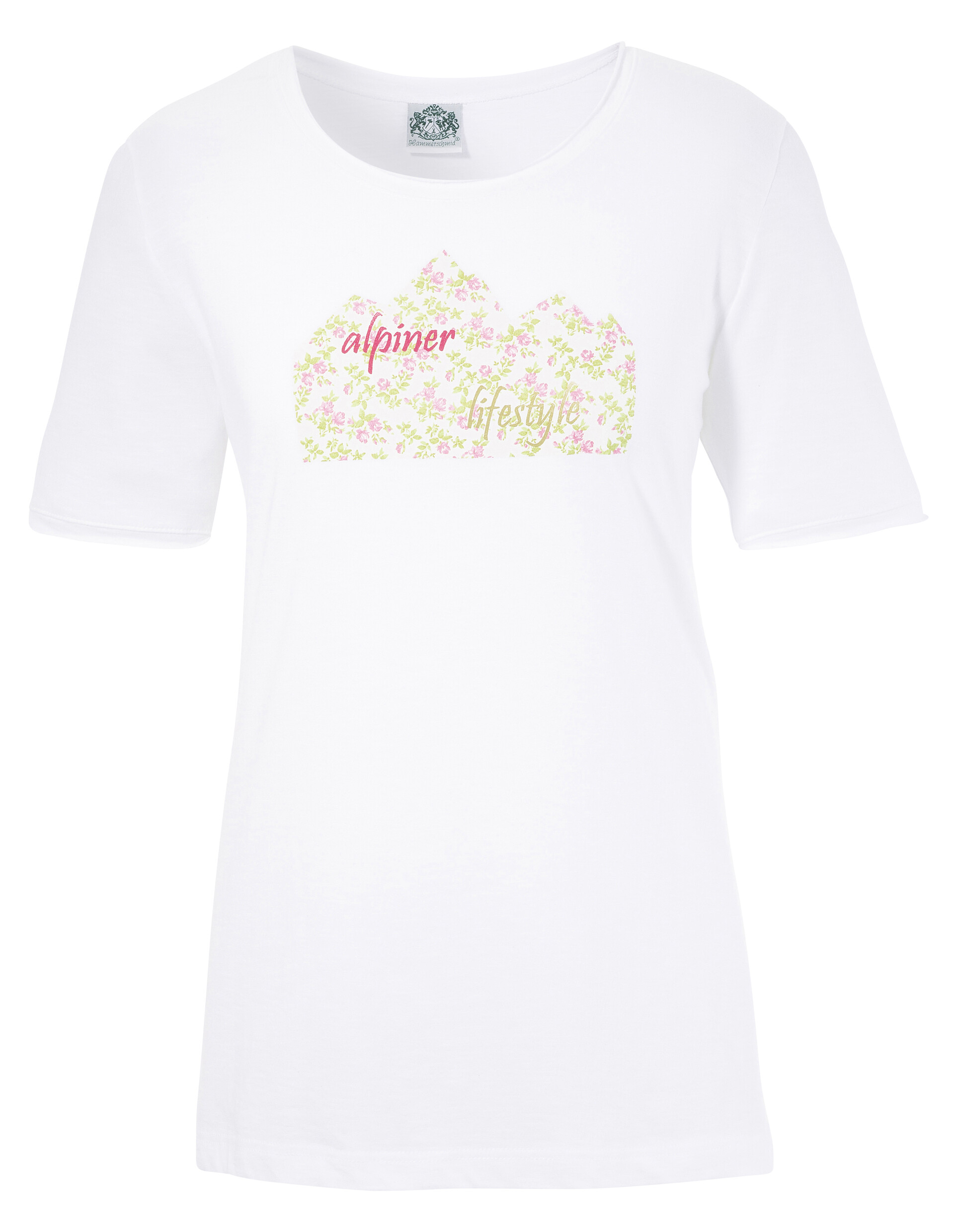 Trachtenshirt, mit Blumen Print