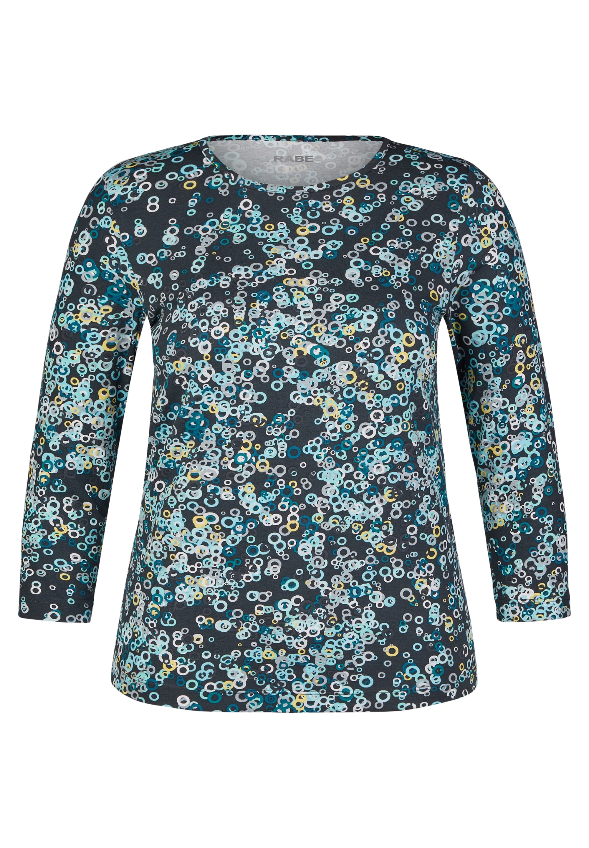 Rabe 3/4-Arm-Shirt, mit grafischem Muster