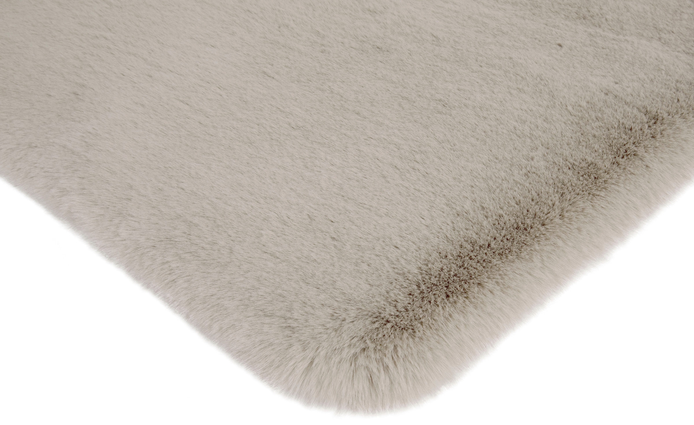 my home Badematte »Rabbit Badematten, Badvorleger, Badezimmer Teppich«, rutschhemmend beschichtet, strapazierfähig-fußbodenheizungsgeeignet-schnell trocknend, Kaninchenfell-Haptik, Badteppich, rechteckig, rund & als 3-tlg. Set