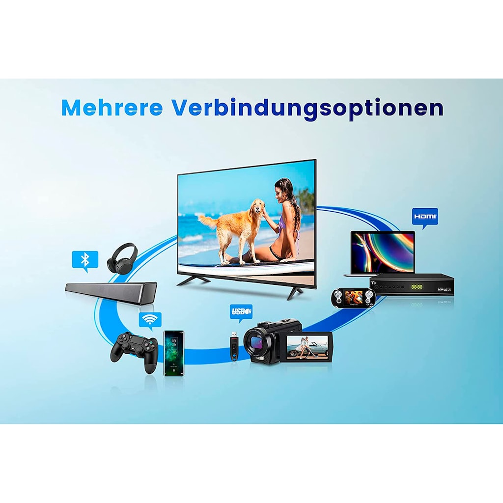 iFFALCON LCD-LED Fernseher »55K610X1«, 139,7 cm/55 Zoll, 4K Ultra HD, Android TV-Smart-TV