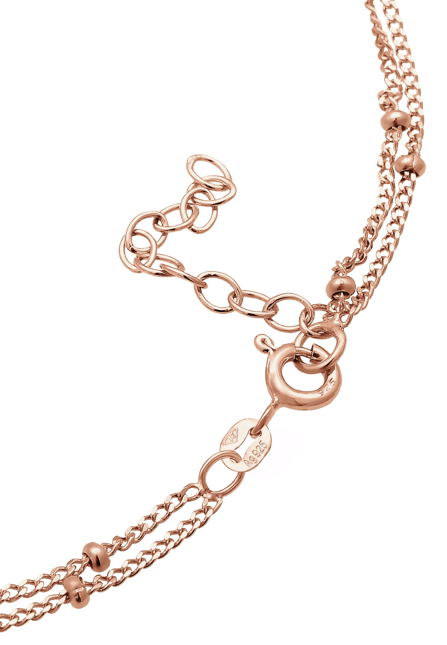 Elli Fußkette »Fußschmuck Fußkette mit Kugeln zeitlos 925 Silber«
