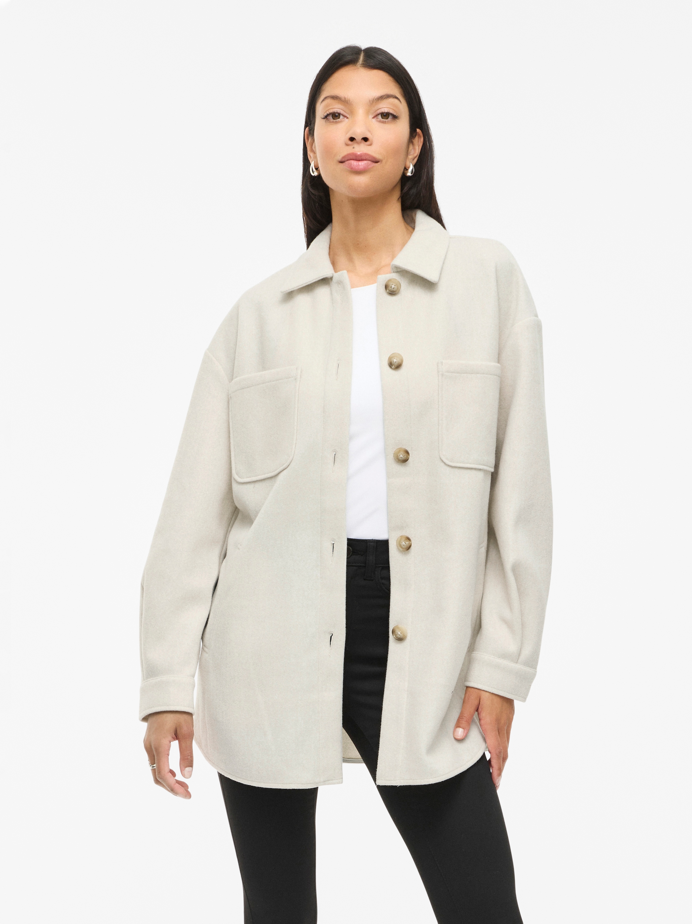 Vila Hemdjacke »VIKIMMI SHIRT L/S JACKET - NOOS«