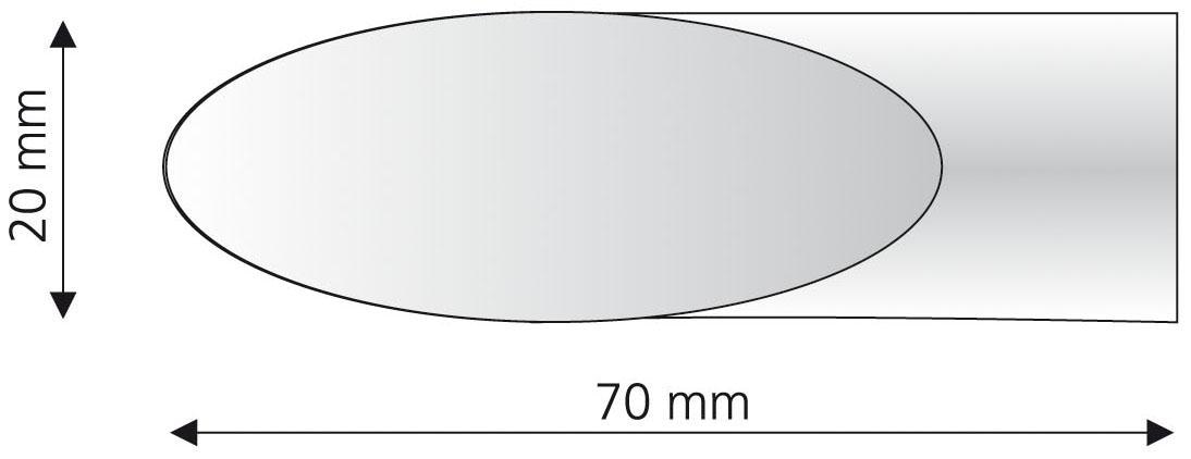 Liedeco Gardinenstangen-Endstück »Cut«, 16 mm Ø St.), für 2 (Set, Gardinenstangen