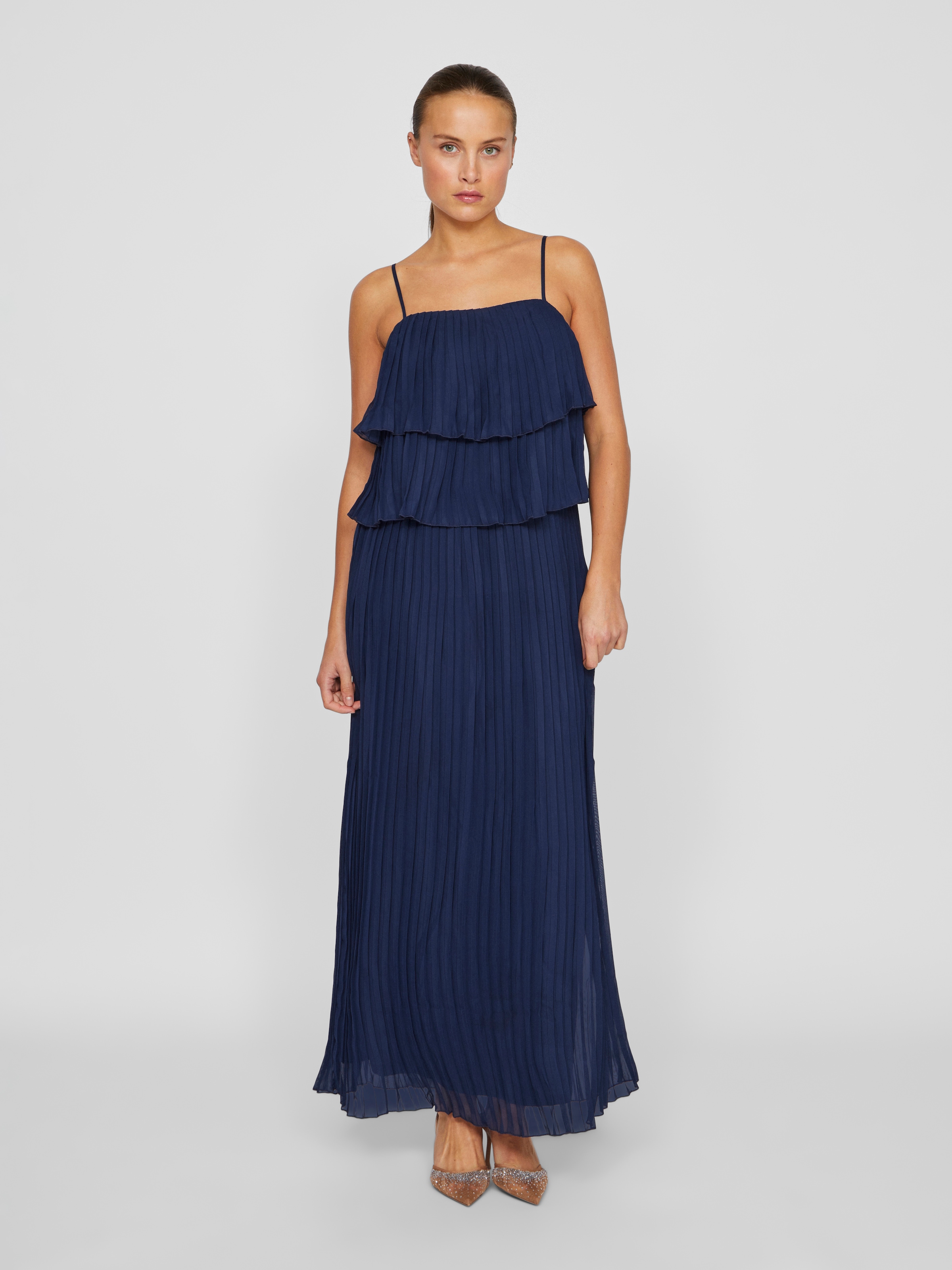 Vila Trägerkleid »VICHIFFON SINGLET PLEATS DRESS - NOOS«