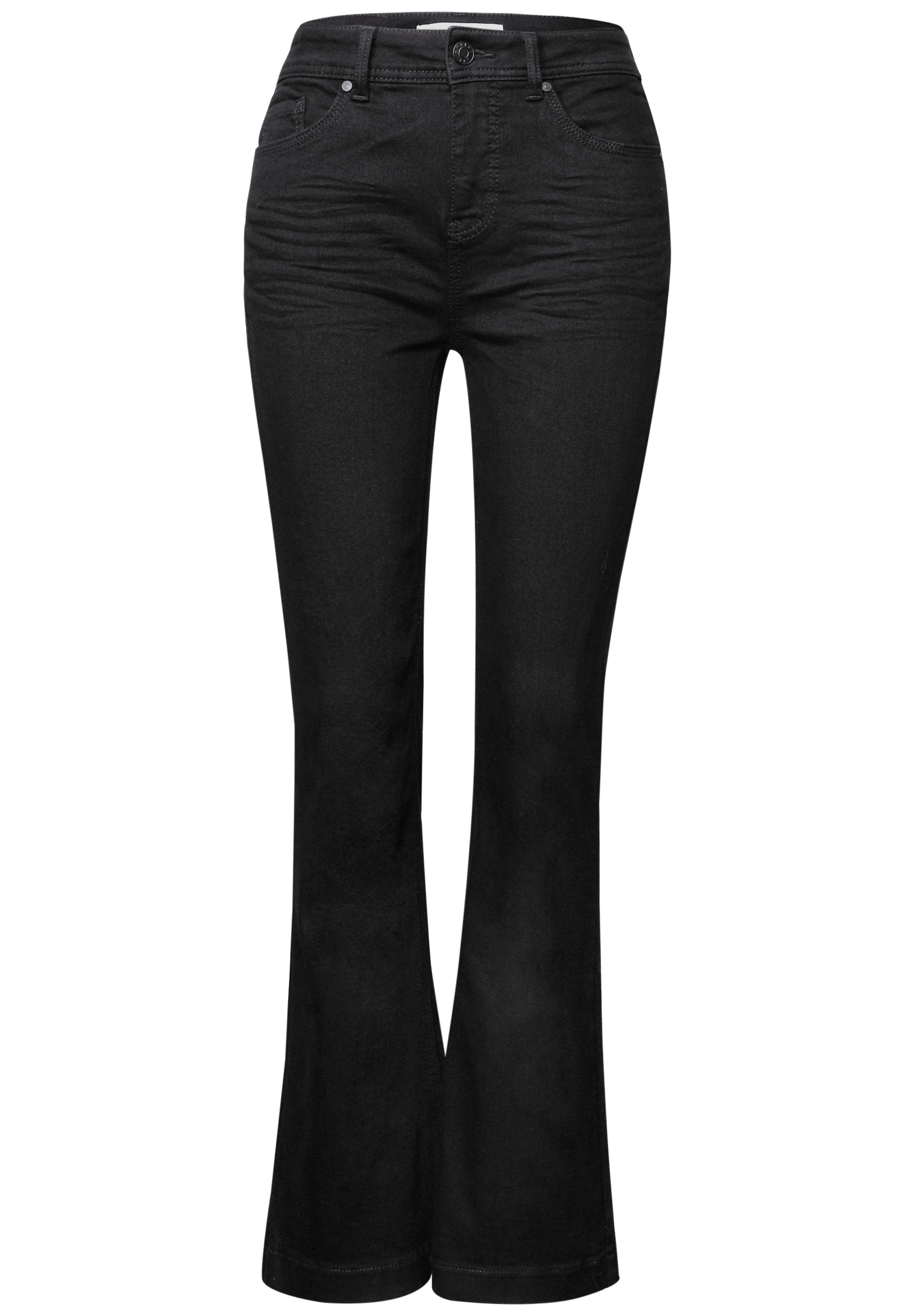 STREET ONE Bootcut-Jeans, im Slim Fit, High Waist