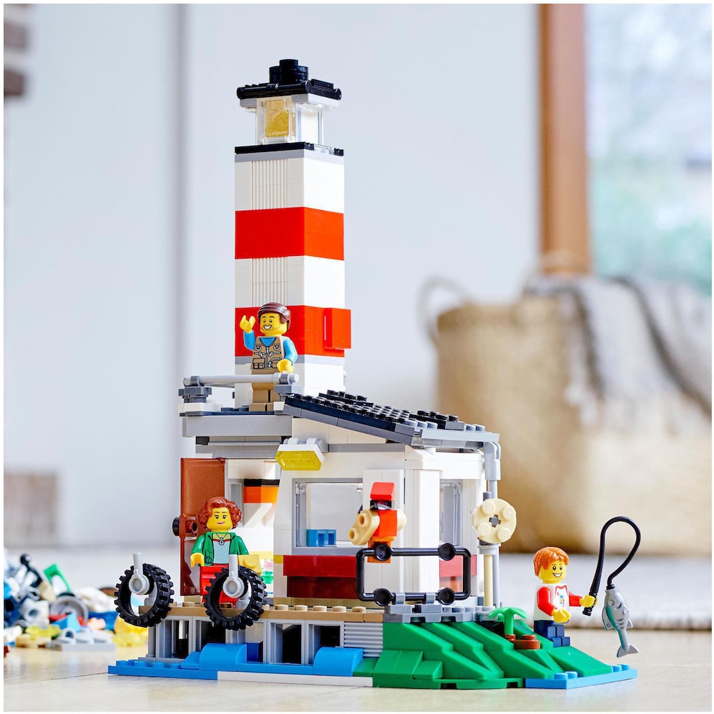 LEGO® Konstruktionsspielsteine »Campingurlaub (31108), LEGO® Creator 3in1«, (766 St.), Made in Europe