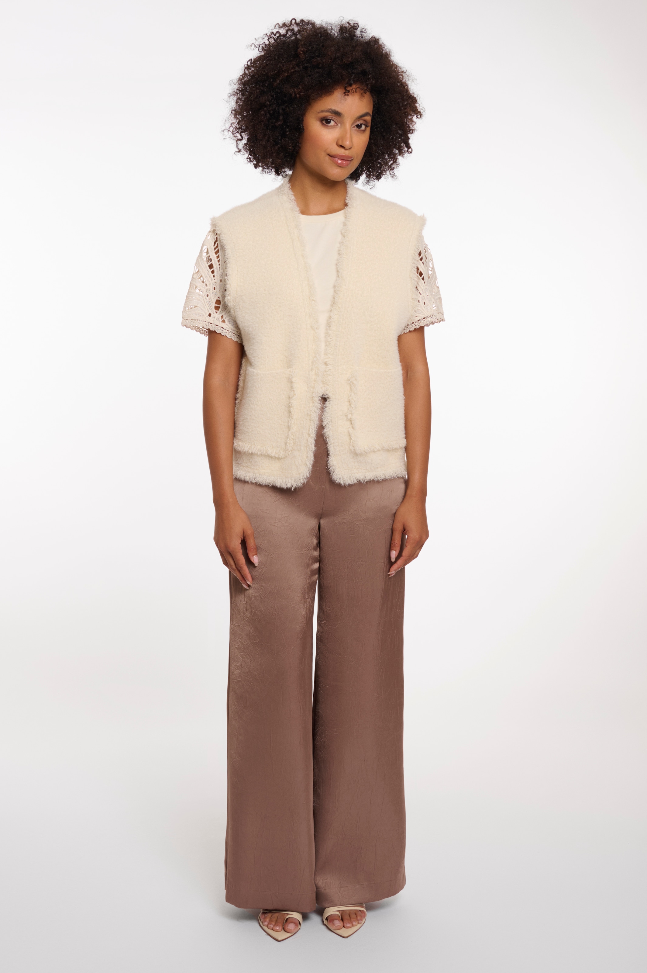 Rino & Pelle Fellimitatweste »VITA« offen, ohne Verschluss