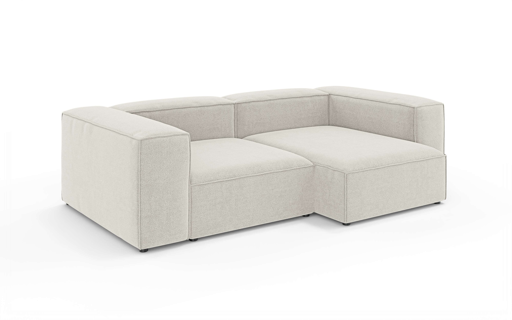 INOSIGN Ecksofa »XL HAILY L-Form, Modularsofa extra tief, Maße B/T/H: 260/160/72 cm«, als Modul oder separat verwendbar, für individuelle Zusammenstellung