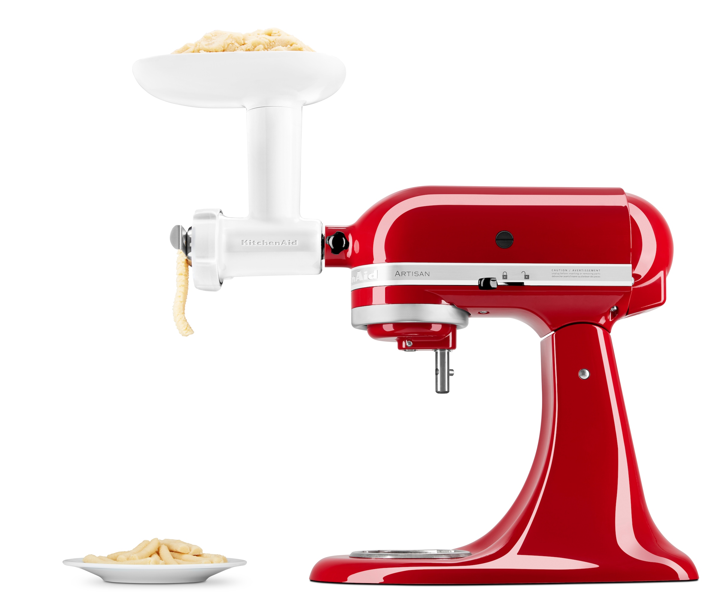KitchenAid Küchenmaschine »5KSM125EER EMPIRE RED«, Gratis Fleischwolf, Schüssel, Spritzgebäckvorsatz (Wert: ca.238,- UVP)