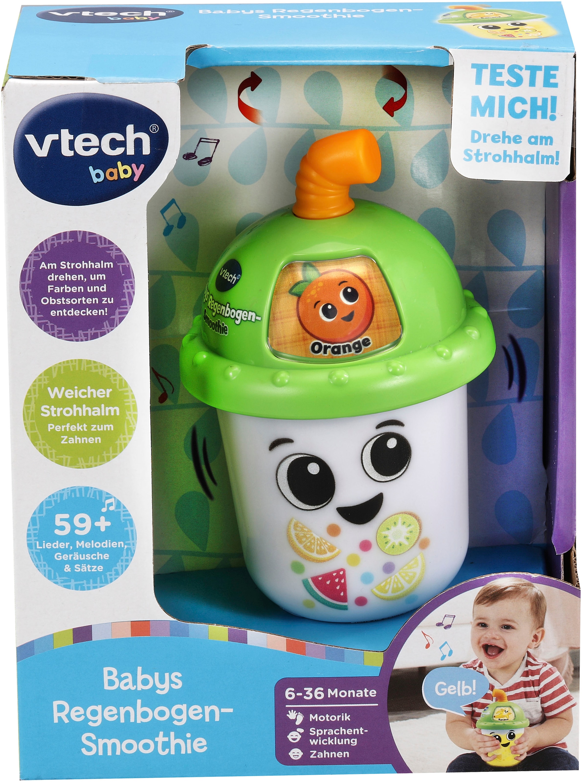 »Vtech und Licht bei Sound Babys mit Lernspielzeug Regenbogen-Smoothie«, Vtech® Baby,