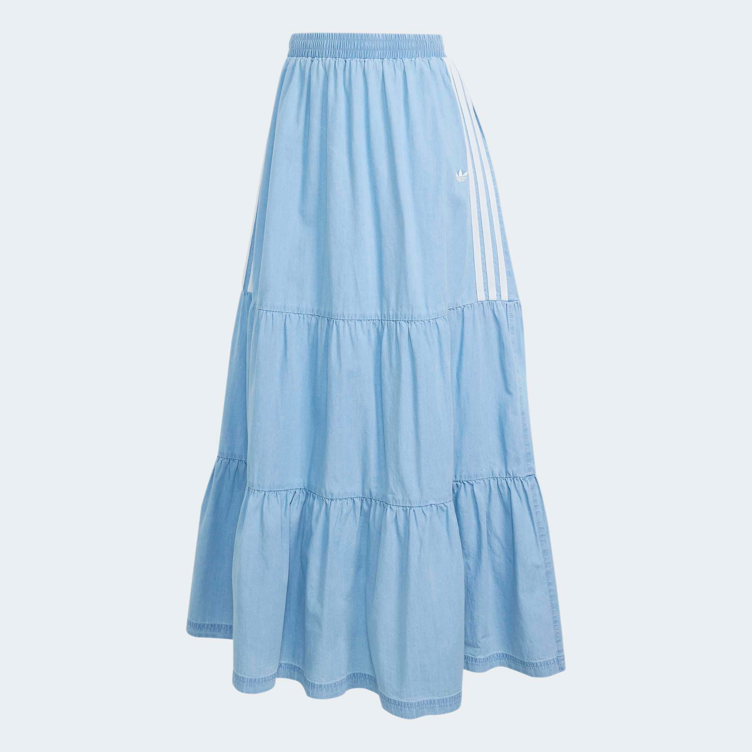 adidas Originals Sweatrock »ADIDAS ORIGINALS SUMMER GLOW« lässiger Jeansrock, sportlicher Stil, aus Baumwolle, mit Gummizug
