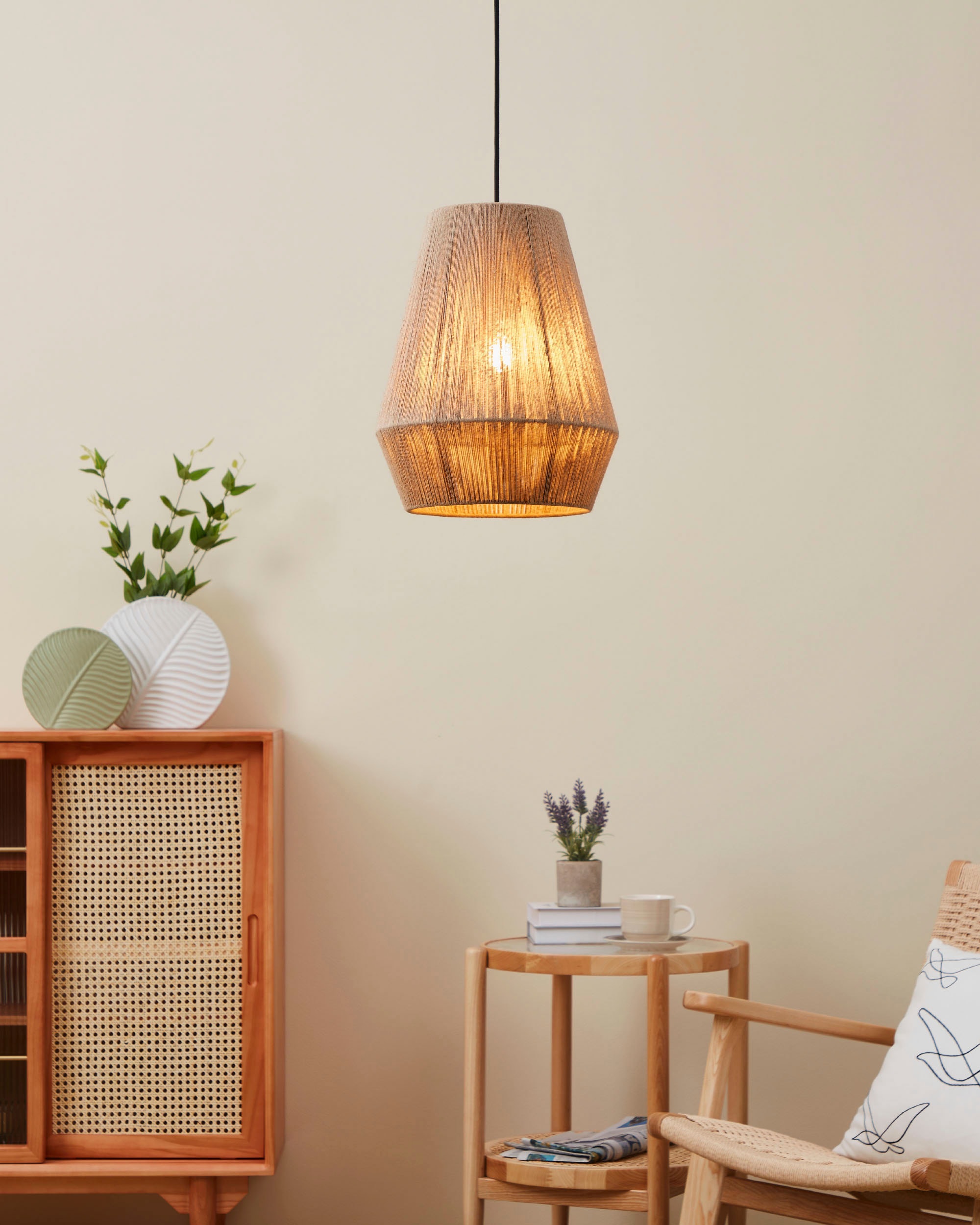 EGLO Hängeleuchte »ALDERNEY Pendellampe, Retro, Stahl und Textil, Hängelampe, E27, Lampe« E27 1 Stk. Hängeleuchte, H110 x Ø30 cm, schwarz, 1X40W exkl.