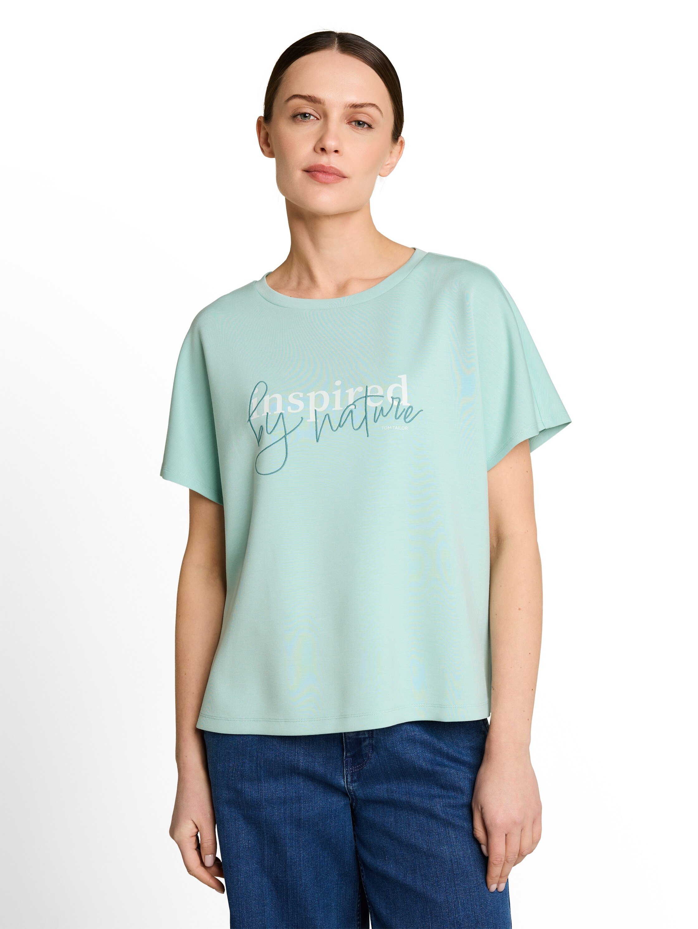 TOM TAILOR T-Shirt mit Schriftzug