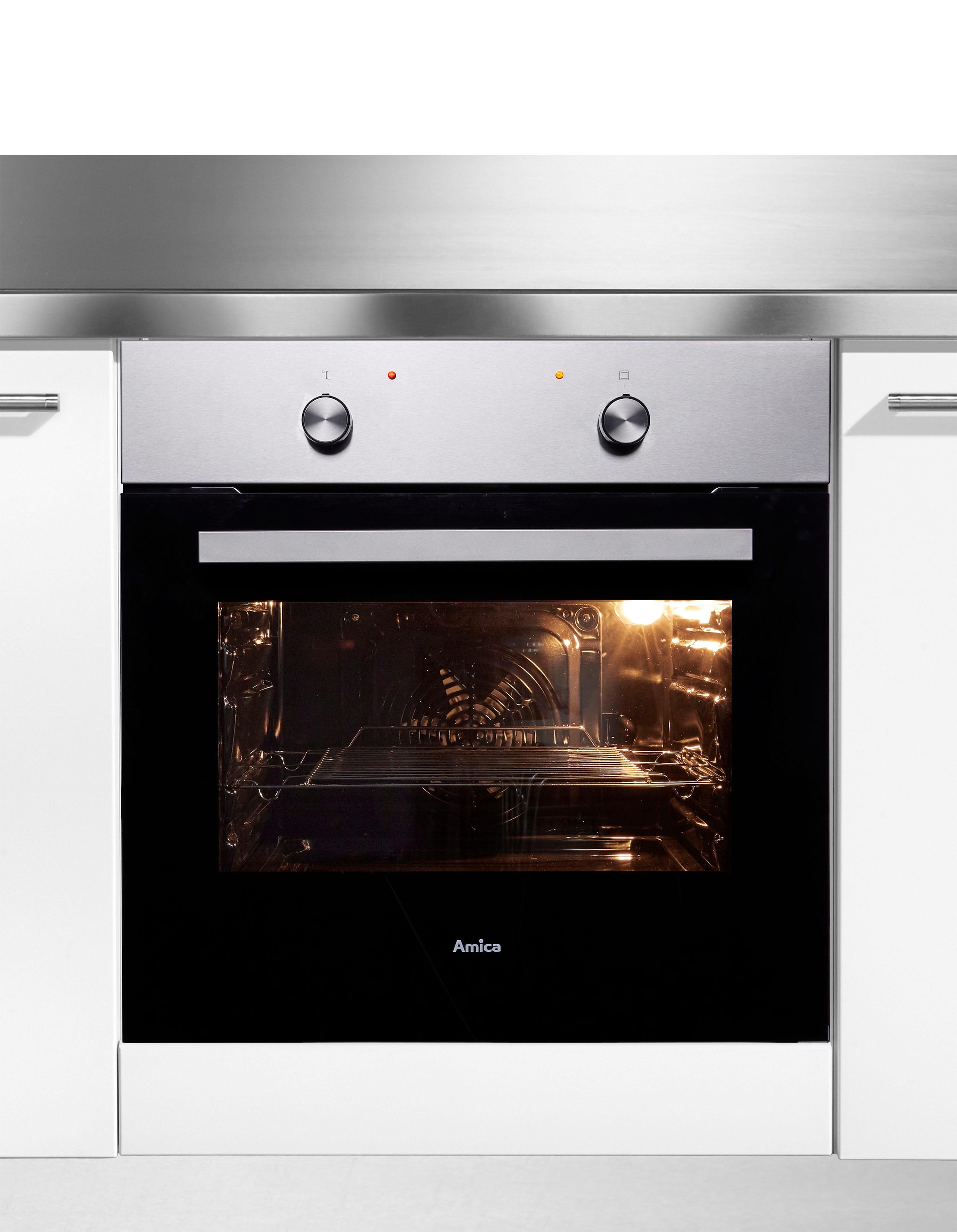 Amica Einbaubackofen  »EB 947 610 E«, Steam Clean, 6 Backofenprogramme inklusive Ober-/Unterhitze