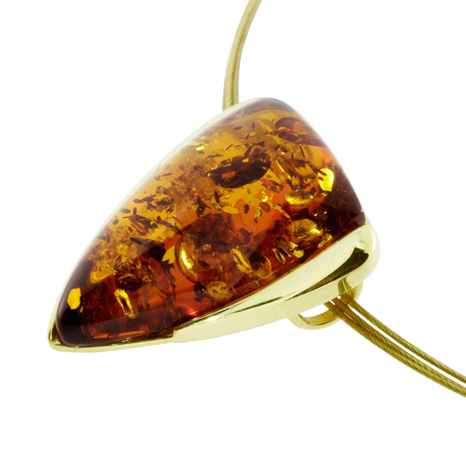 OSTSEE-SCHMUCK Collier »- Lara - Gold 333/000 - Bernstein«
