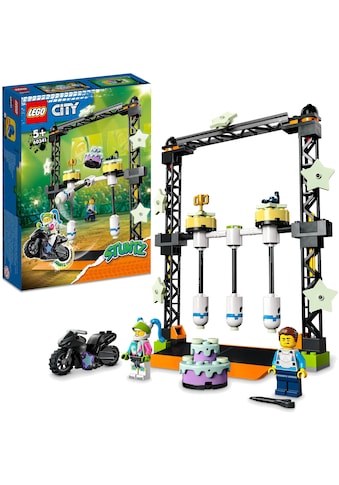 LEGO® Konstruktionsspielsteine »Umstoß-Stuntchallenge (60341), LEGO® City Stuntz«,... kaufen