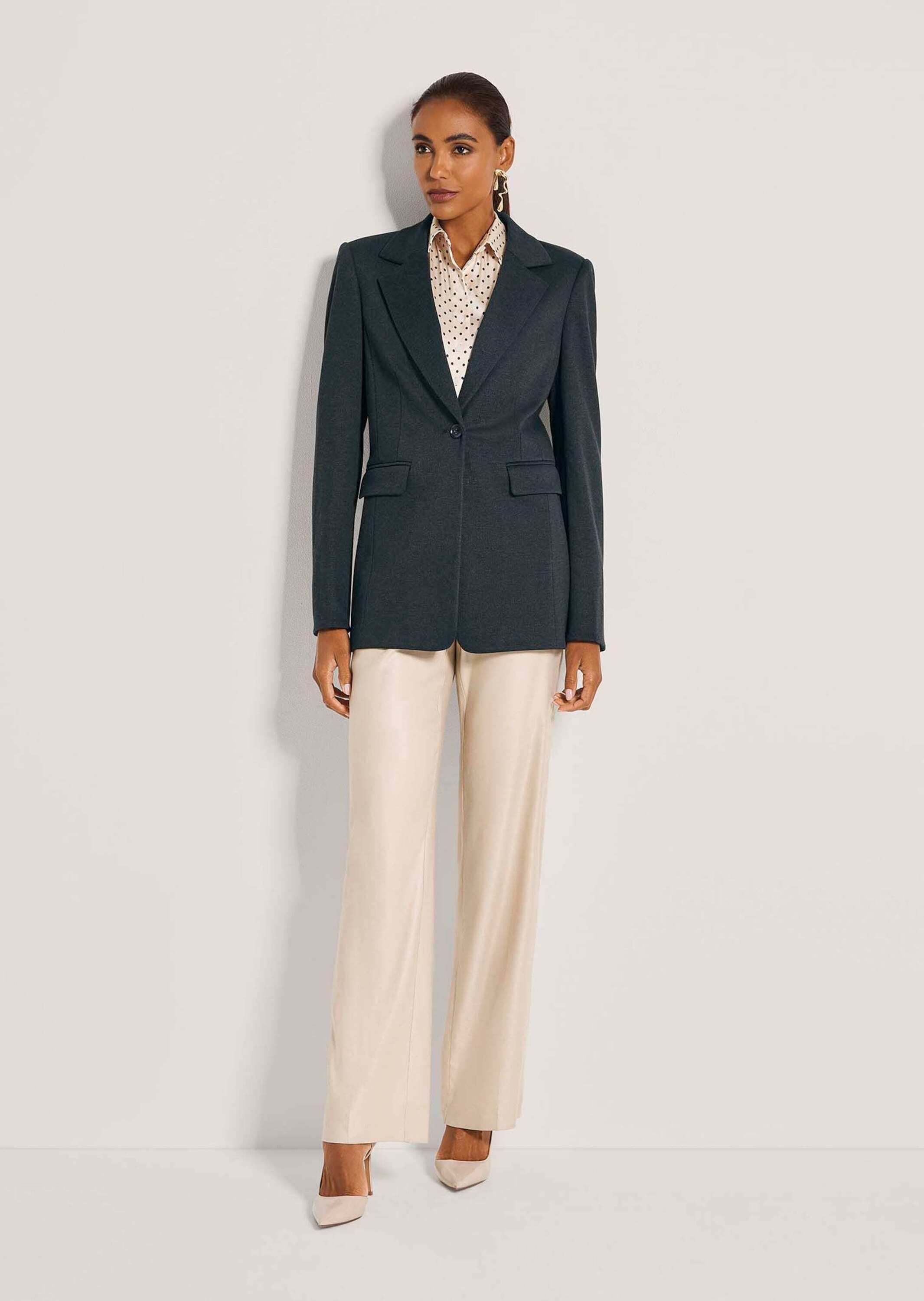 MADELEINE Jackenblazer »Blazer Eleganter Einreiher in Melange-Optik« Feine Melange-Struktur
