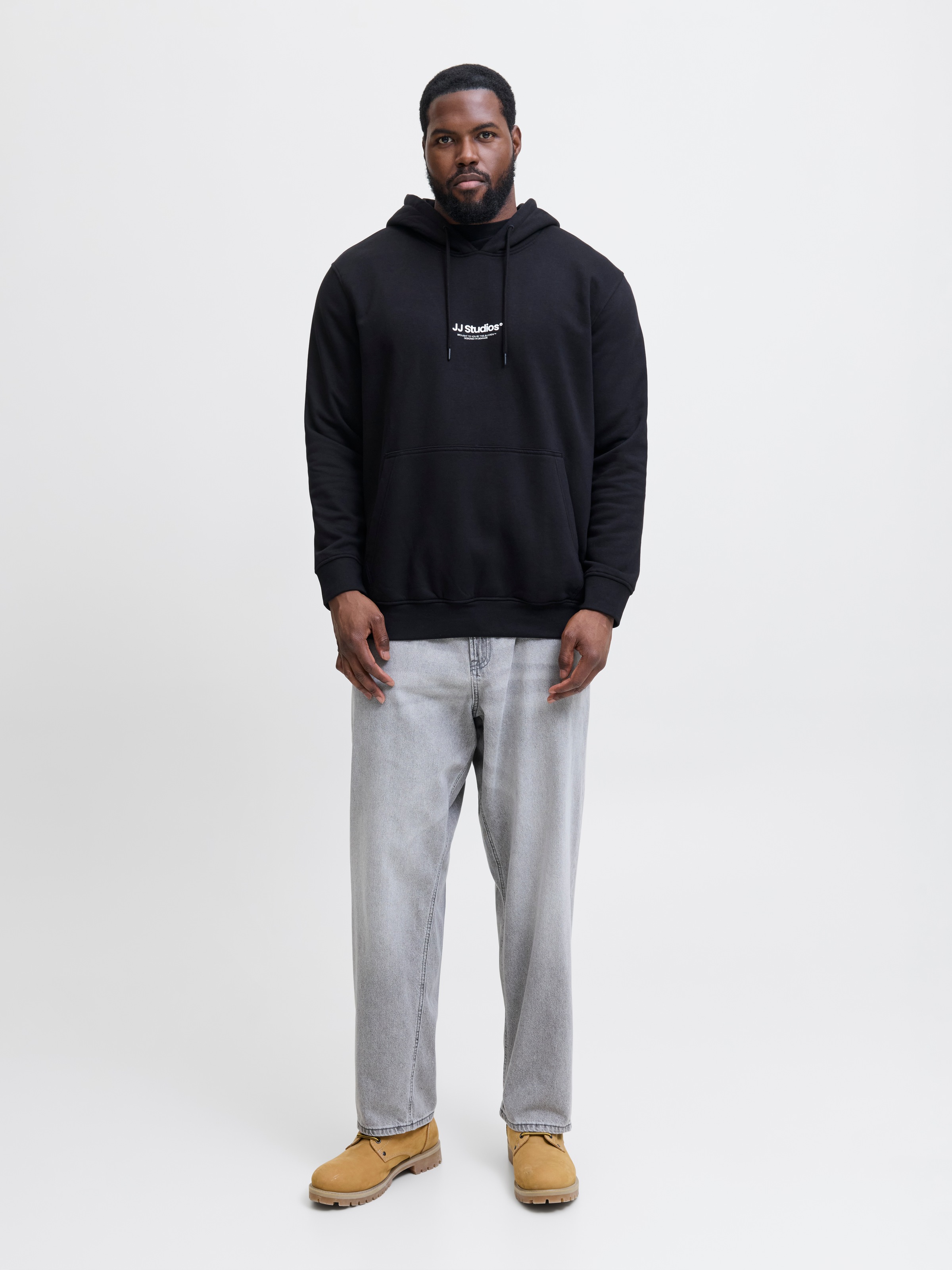 Jack & Jones PlusSize Kapuzensweatshirt »JJESOHO SWEAT HOOD NOOS PLS«, mit Logobranding
