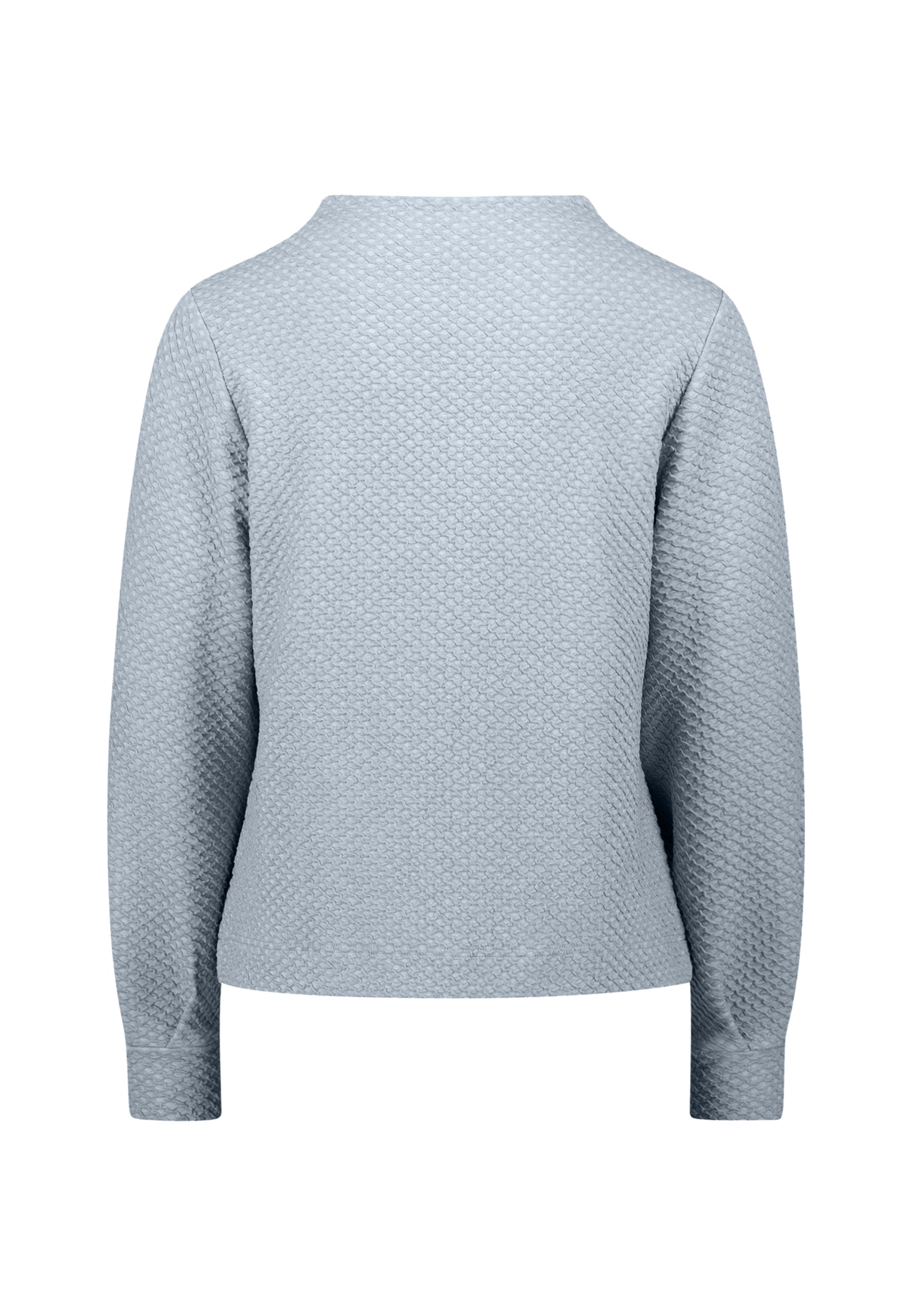 Zero Sweatshirt »Sweatshirt strukturiert Stehkragen«