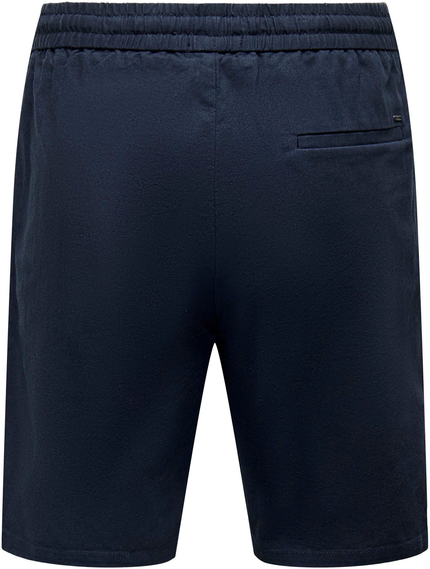 ONLY & SONS Shorts »ONSLINUS 0007 COT LIN SHORTS NOOS«