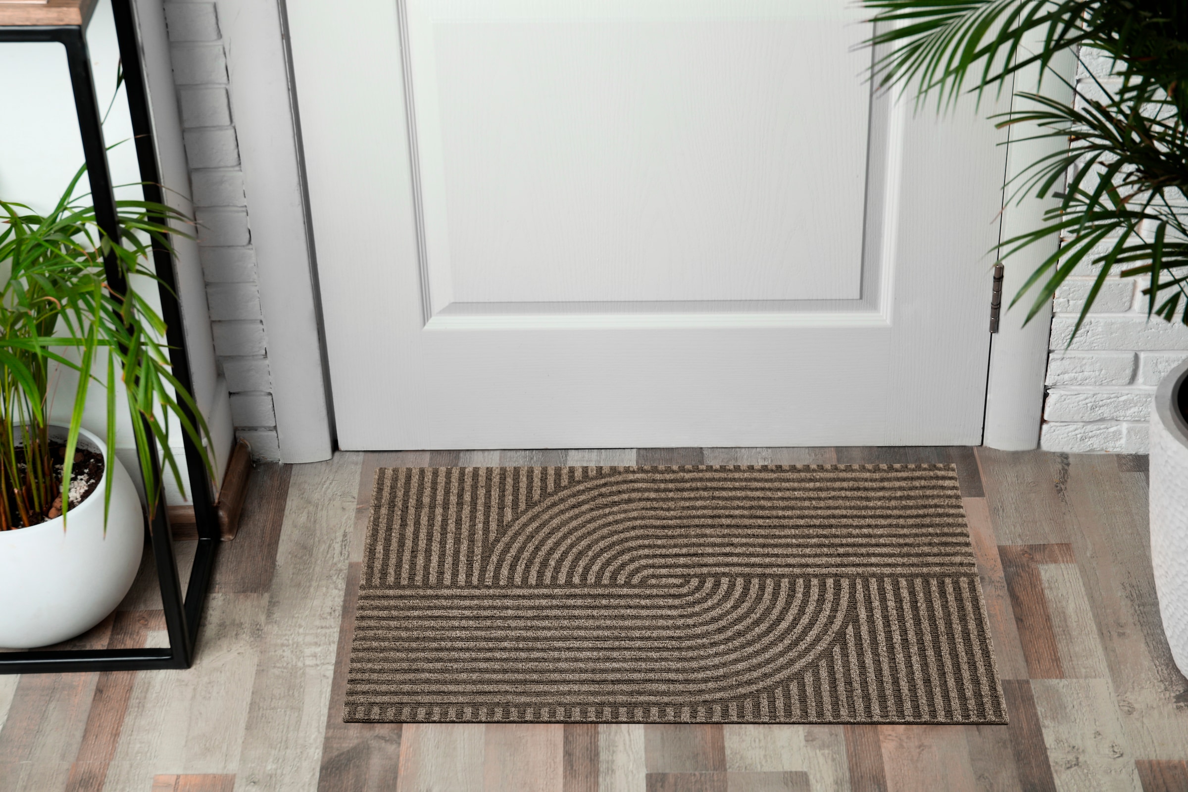 Andiamo Fußmatte »Yukon« rechteckig 6 mm Höhe Schmutzfangmatte, modernes Design, robust, waschbar, rutschhemmend