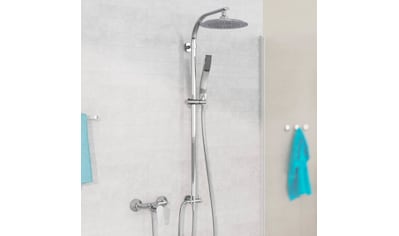 Schütte Duschsystem »BARBADOS«, wassersparend, Antikalk, höhenverstellbar, Edelstahl kaufen