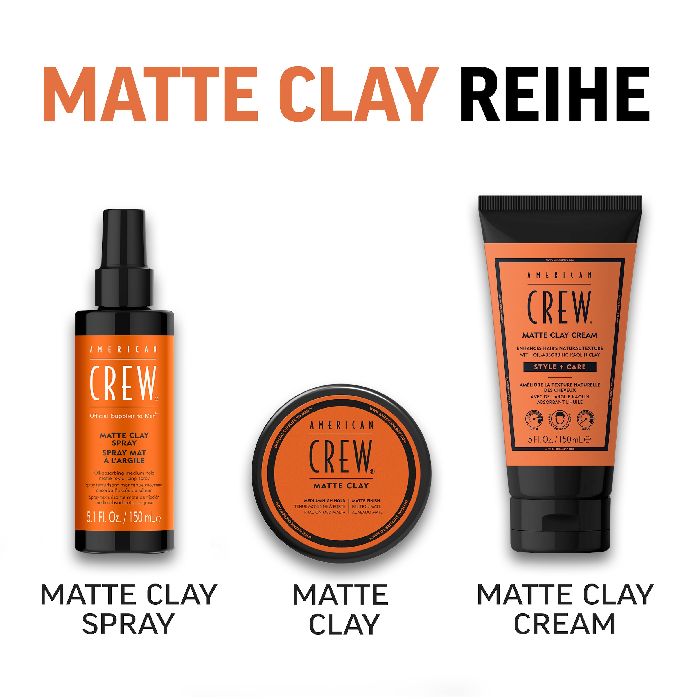 American Crew Haargel »Matte Clay Cream 150ml«