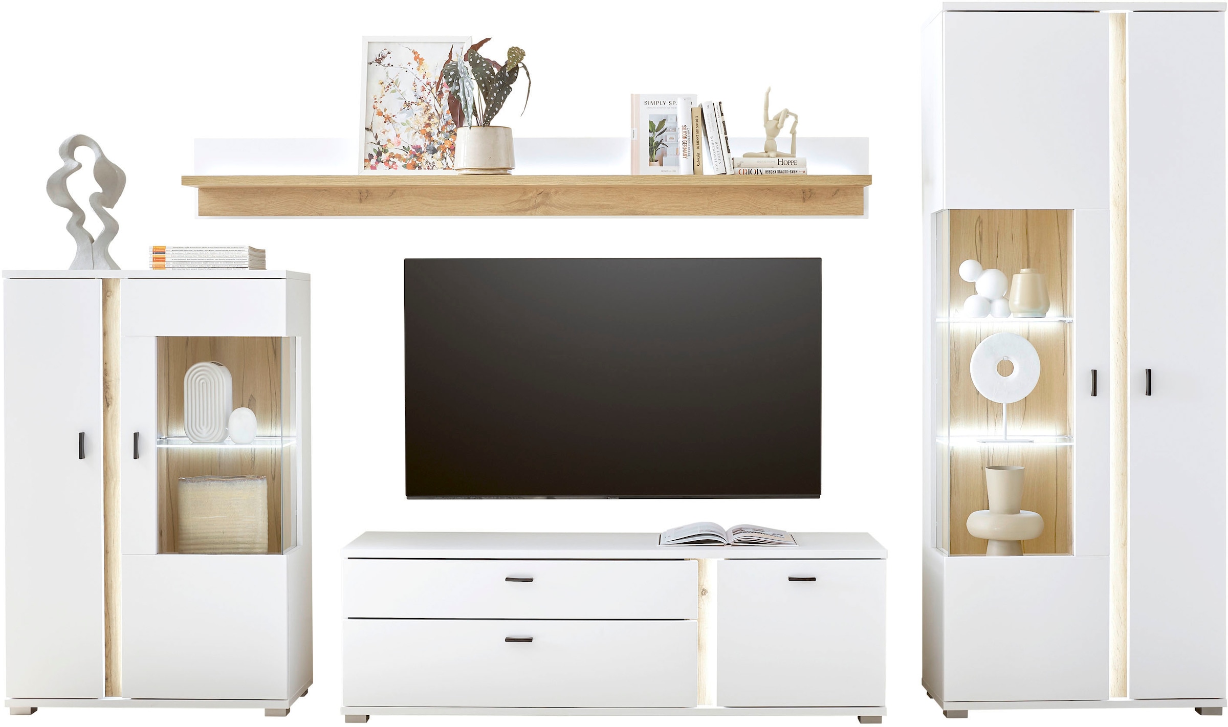 Home affaire Wohnwand »LONG ISLAND« Set, 4 Stk. tlg.