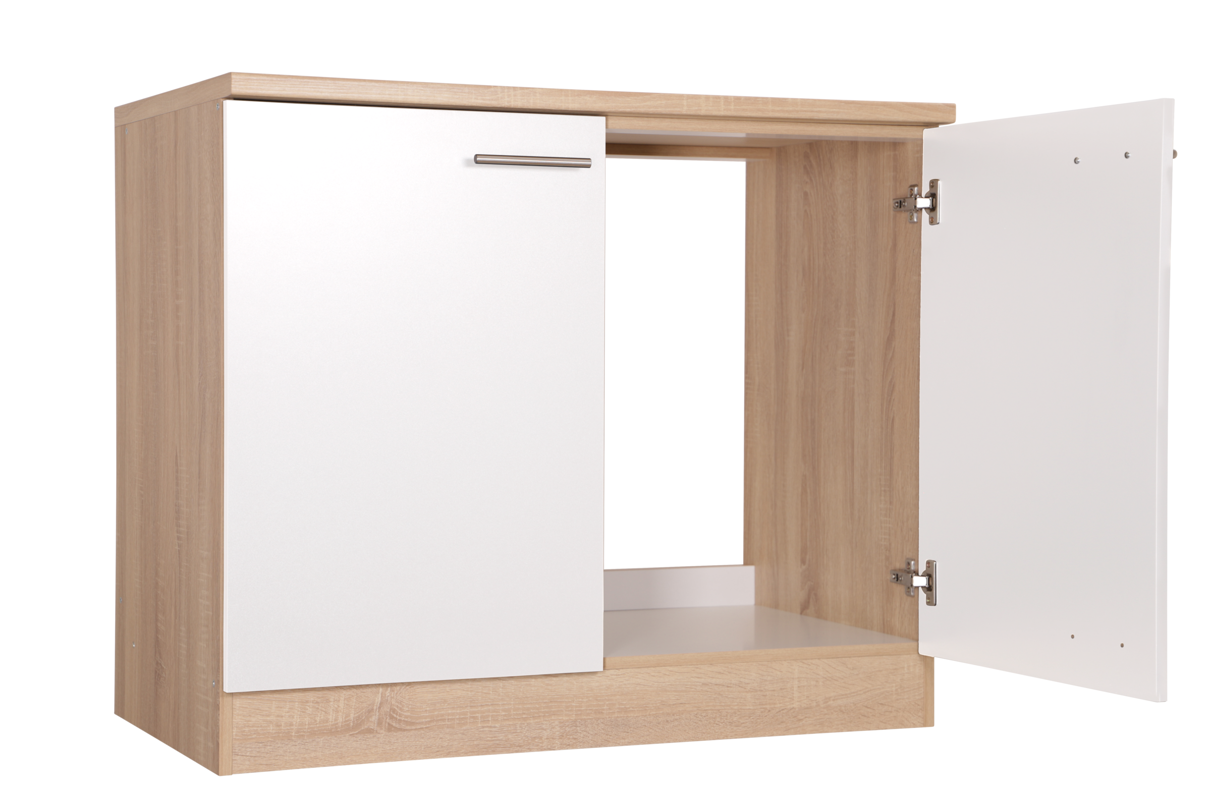 RESPEKTA Spülenschrank »Merle« Breite 100 cm, Soft-Close, Griffe aus Metall, 85 cm Arbeitshöhe