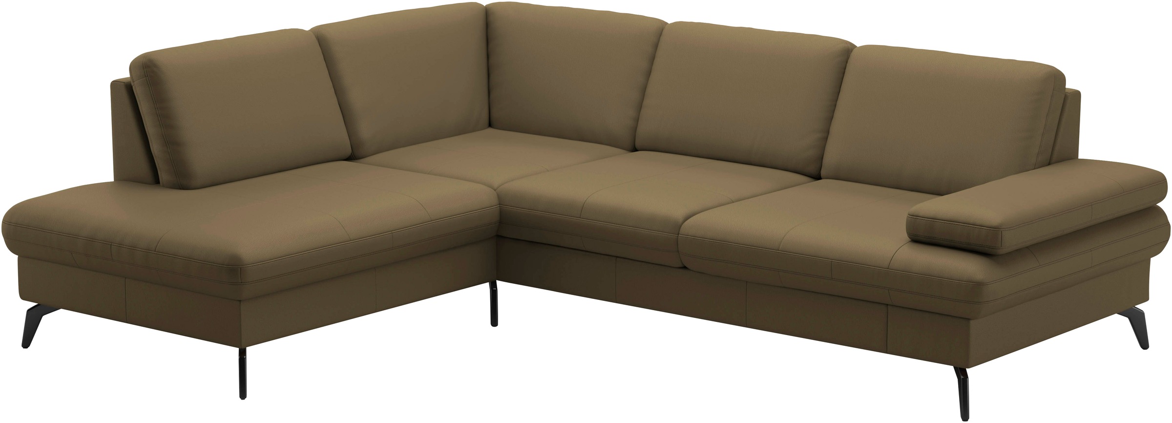 sit&more Ecksofa »Morris L-Form, inkl. Sitztiefenverstellung«, wahlweise mit Armteilverstellung, Bettfunktion & Bettkasten