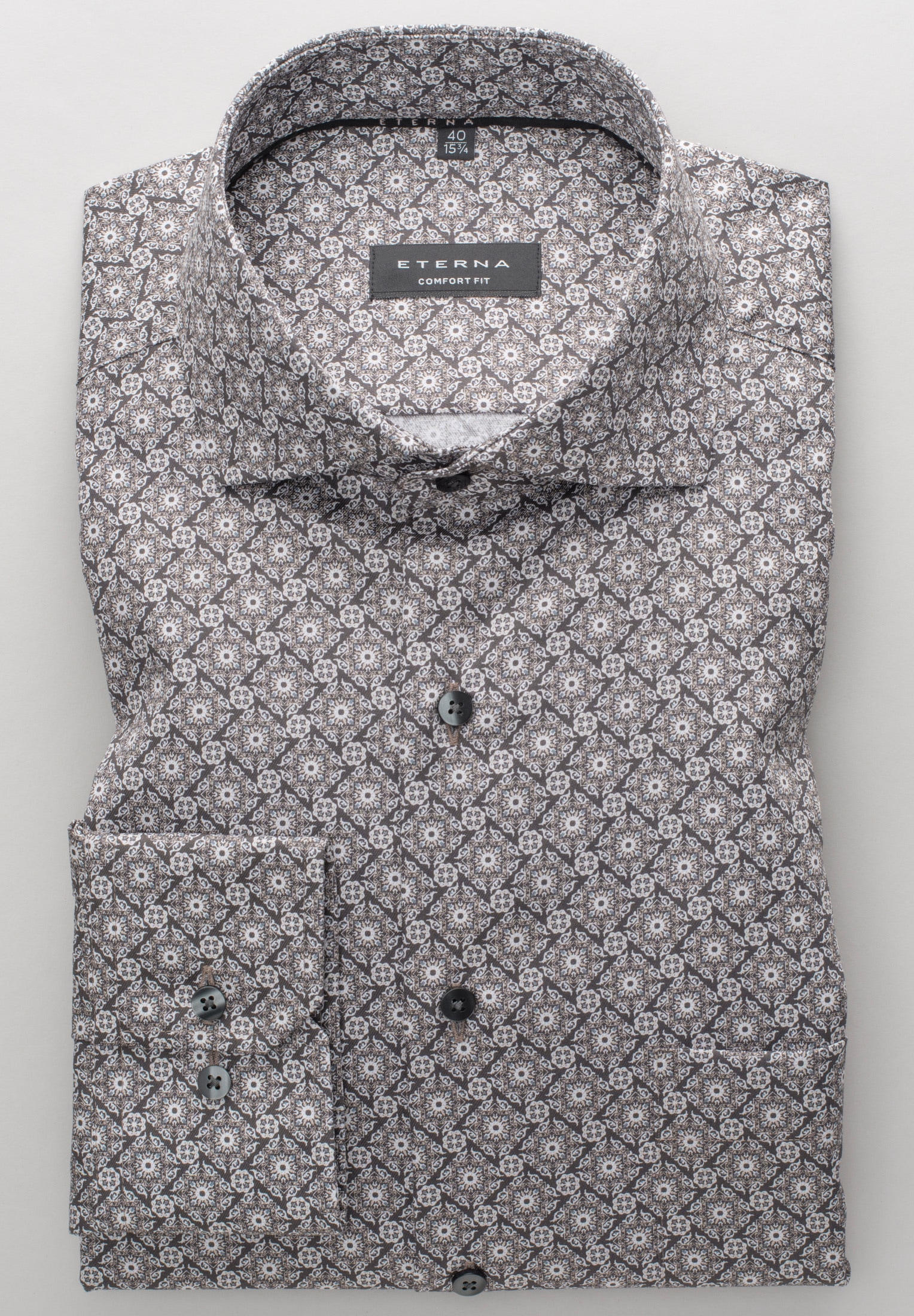 Eterna Langarmhemd »COMFORT FIT« NON IRON (bügelfrei)